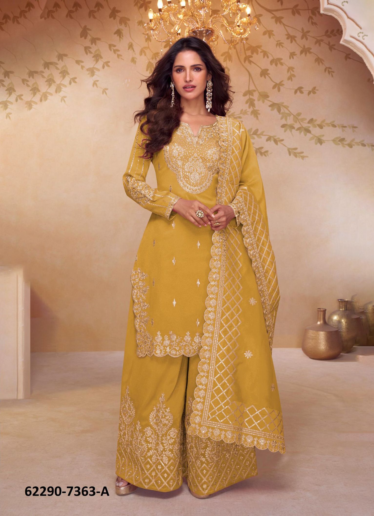KAJRI - Catalog # 62290 (Set of 3 Readymade Salwar Suits) by Aabharan KAJRI - Catalog # 62290 (Set of 3 Readymade Salwar Suits) by Aabharan