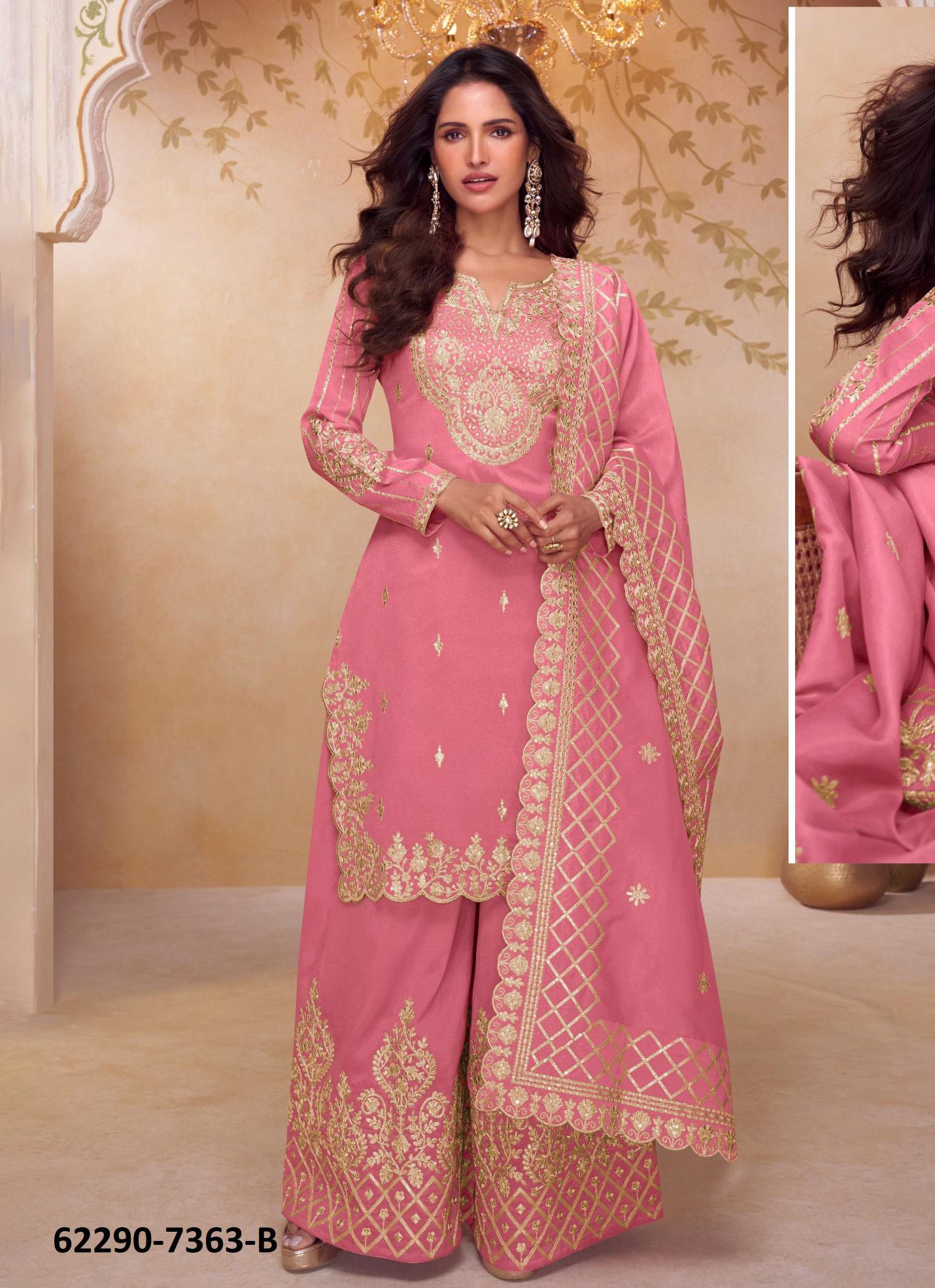 KAJRI - Catalog # 62290 (Set of 3 Readymade Salwar Suits) by Aabharan KAJRI - Catalog # 62290 (Set of 3 Readymade Salwar Suits) by Aabharan