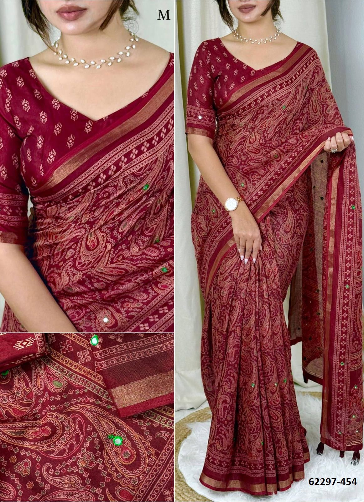 KALAMKARI - Catalog # 62297 (Set of 6 Sarees) by Desi Muse KALAMKARI - Catalog # 62297 (Set of 6 Sarees) by Desi Muse