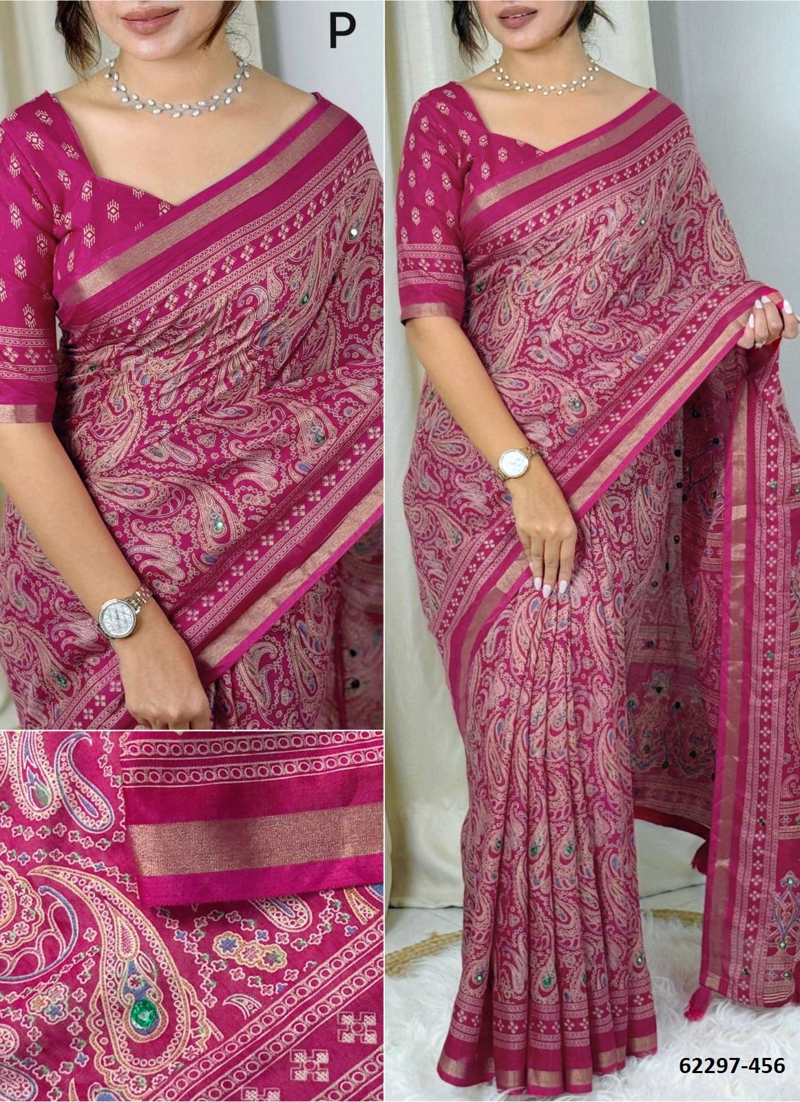 KALAMKARI - Catalog # 62297 (Set of 6 Sarees) by Desi Muse KALAMKARI - Catalog # 62297 (Set of 6 Sarees) by Desi Muse