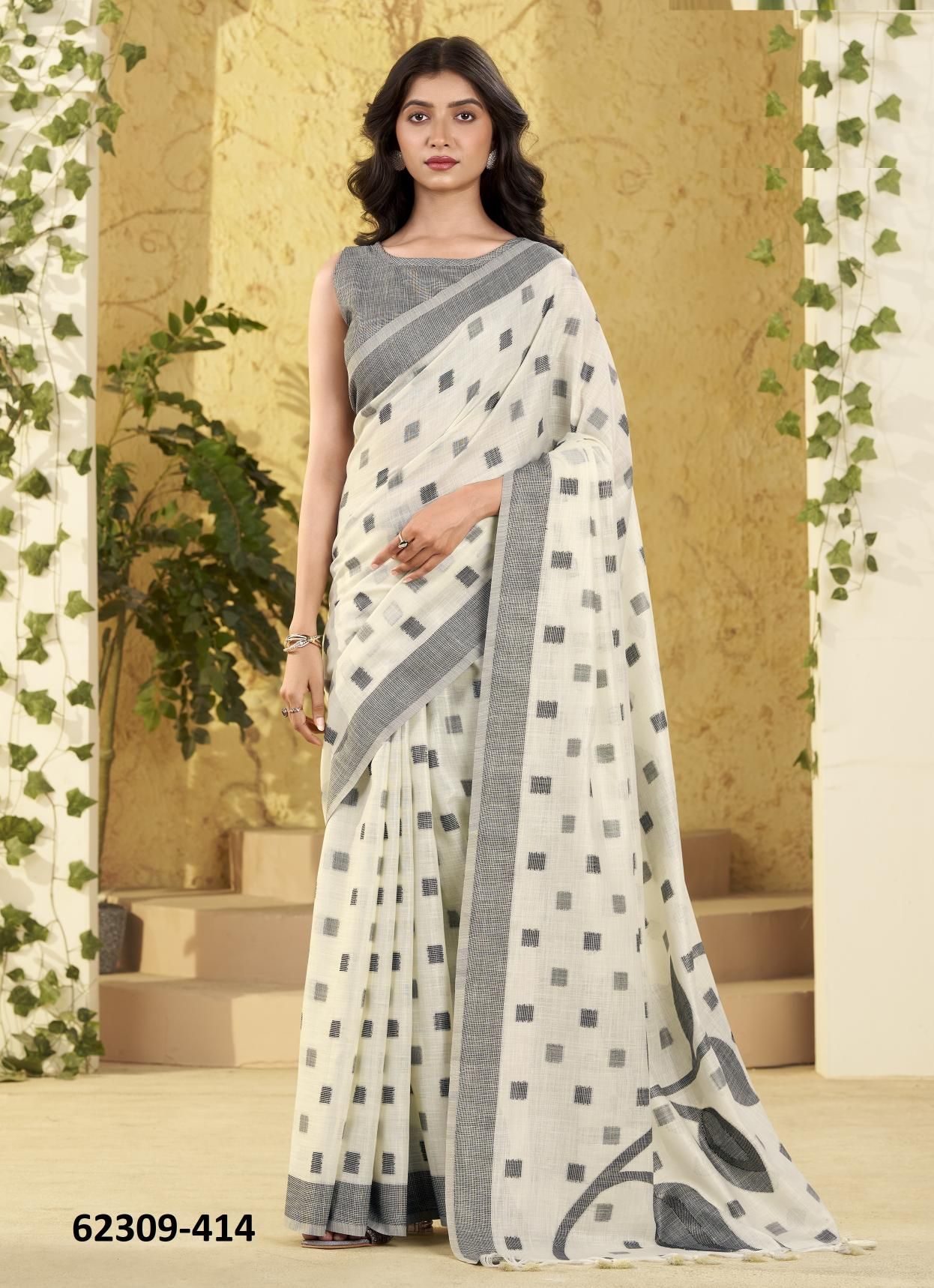 CARNIVAL SILK - Catalog # 62309 (Set of 6 Sarees) by Serengeti