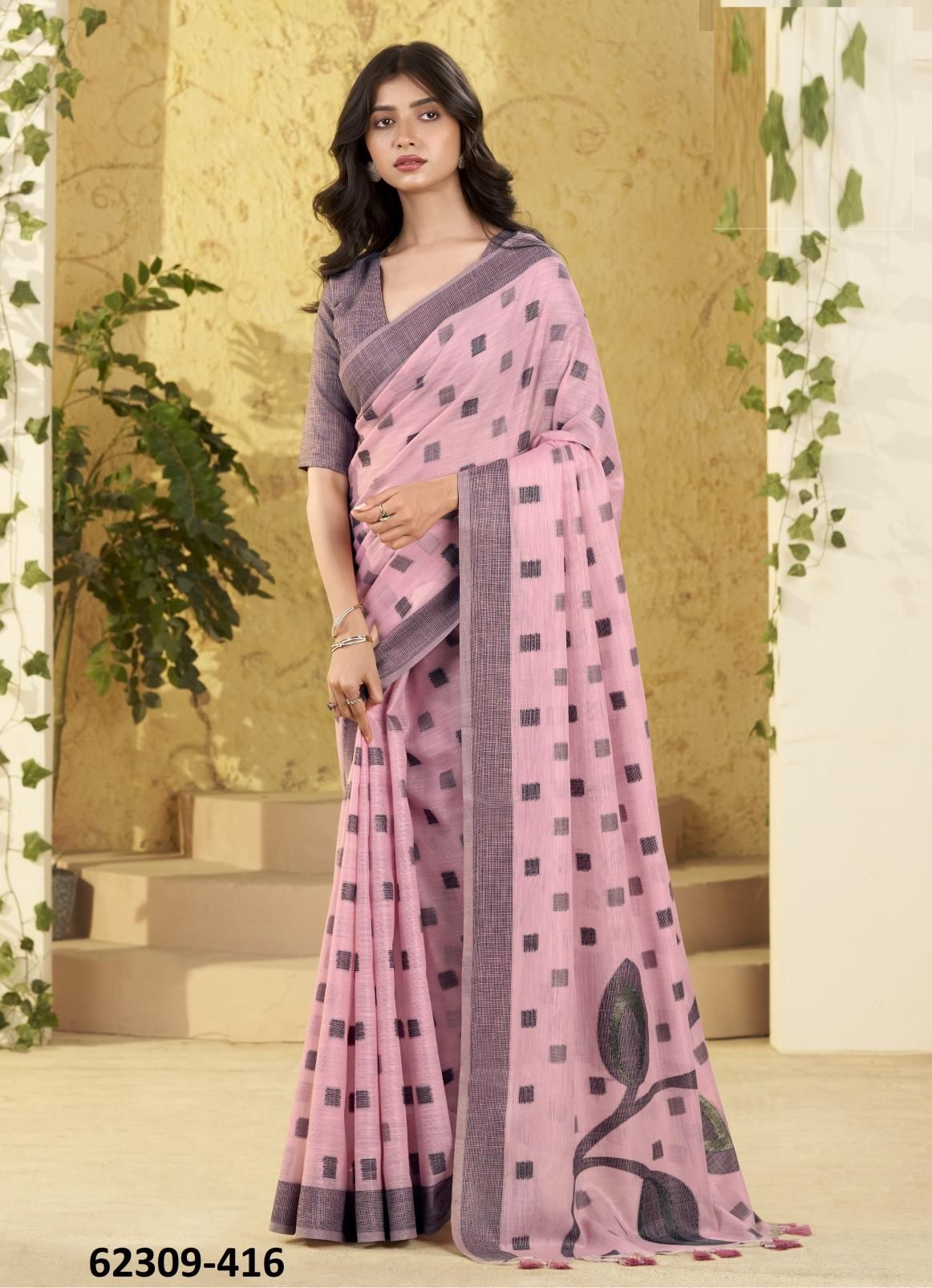 CARNIVAL SILK - Catalog # 62309 (Set of 6 Sarees) by Serengeti
