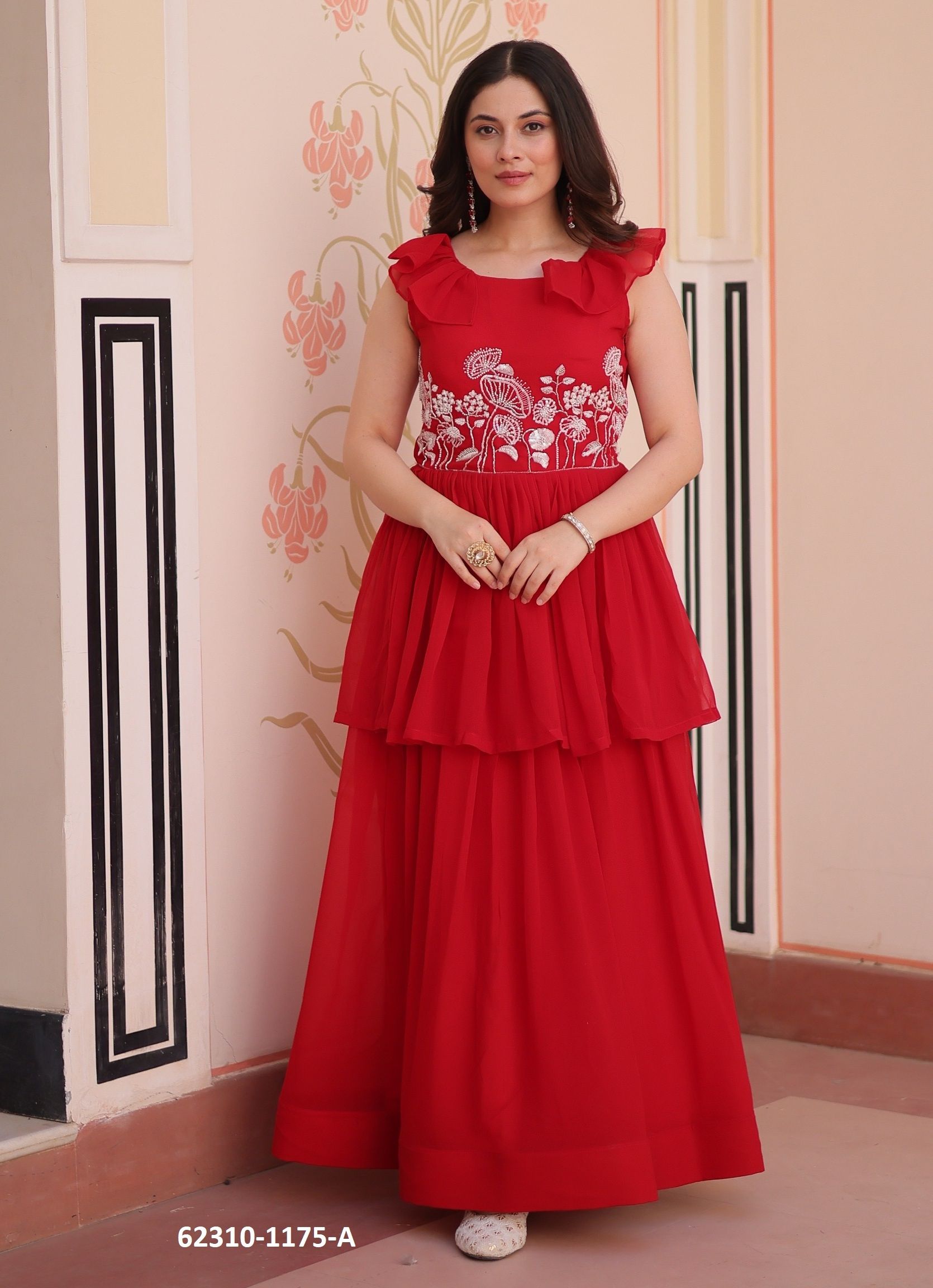 SERIES 1175 - Catalog # 62310 (Set of 3 Readymade Gowns) by Jagraasa SERIES 1175 - Catalog # 62310 (Set of 3 Readymade Gowns) by Jagraasa
