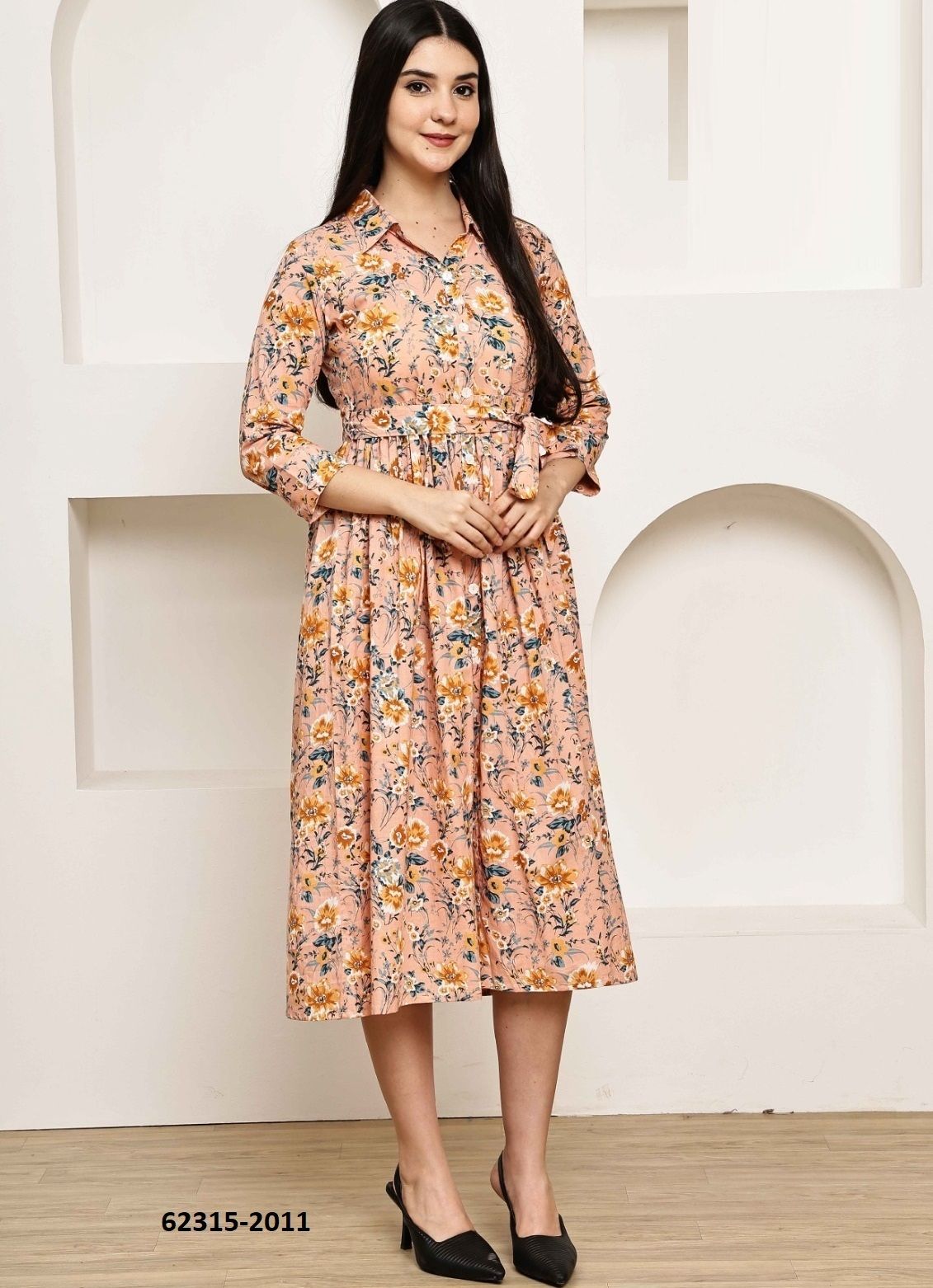 ALINA - Catalog # 62315 (Set of 6 Readymade Women's Kurtis / Tops) by Rajnandini ALINA - Catalog # 62315 (Set of 6 Readymade Women's Kurtis / Tops) by Rajnandini