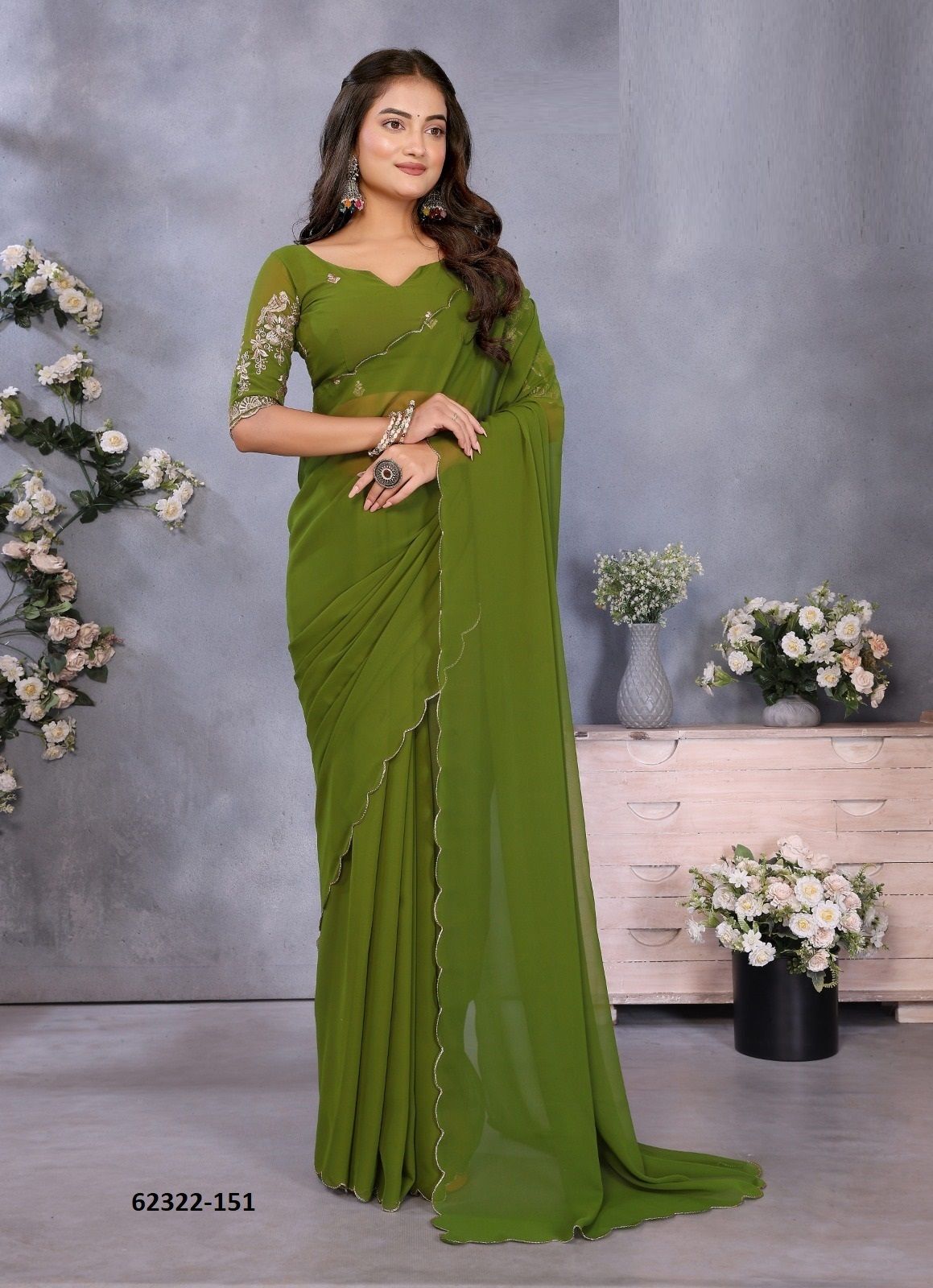 I CLOTH 4 - Catalog # 62322 (Set of 19 Sarees) by Prima
