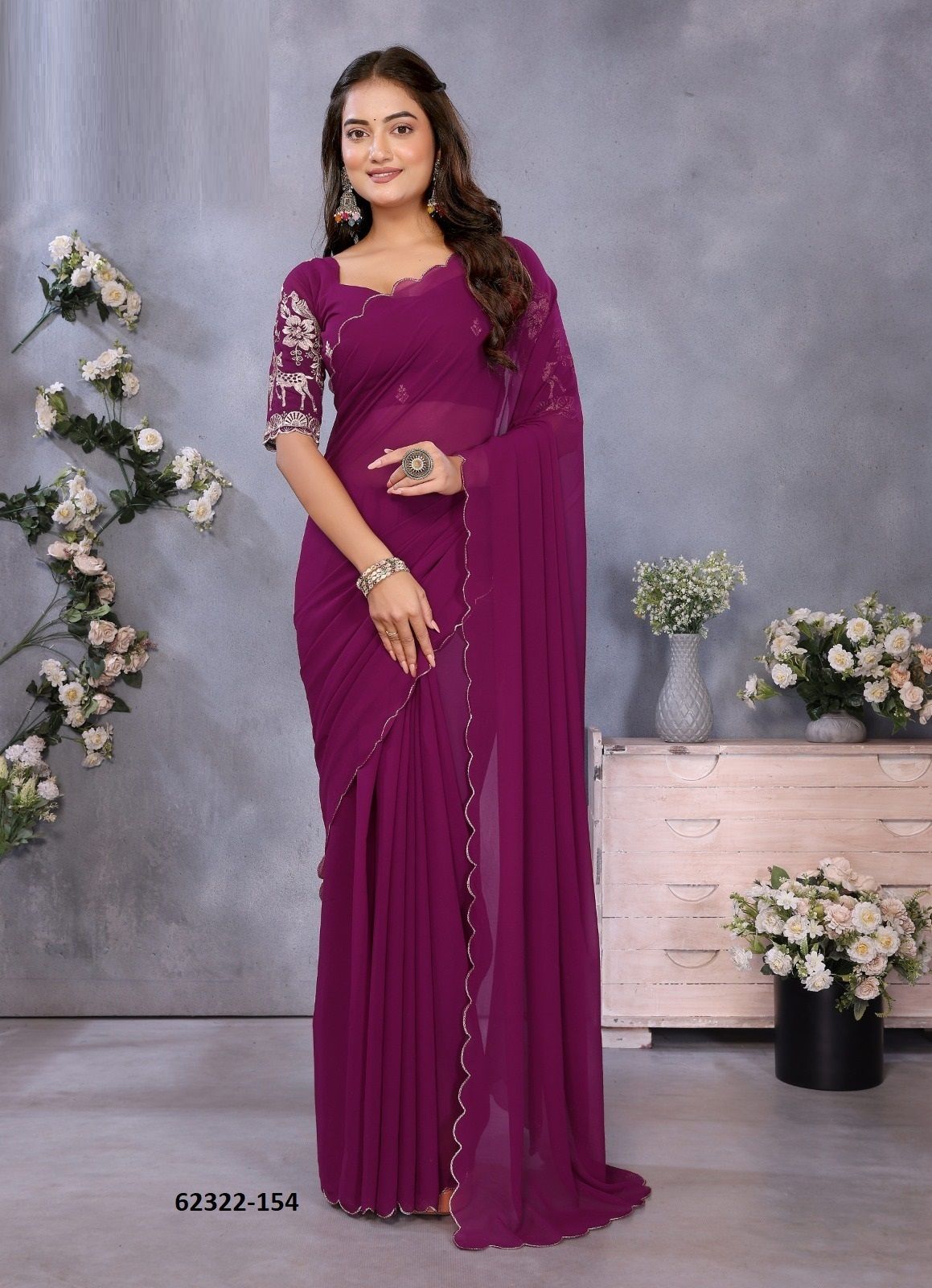 I CLOTH 4 - Catalog # 62322 (Set of 19 Sarees) by Prima