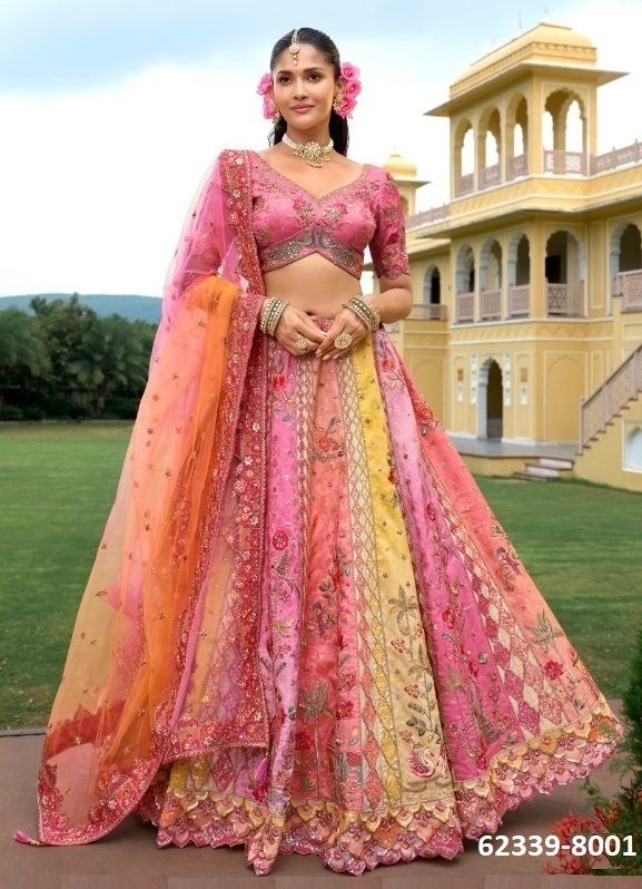 ANAARA 8001 - Catalog # 62339 (Set of 9 Semi-Stitched Lehengas) by Tathastu ANAARA 8001 - Catalog # 62339 (Set of 9 Semi-Stitched Lehengas) by Tathastu