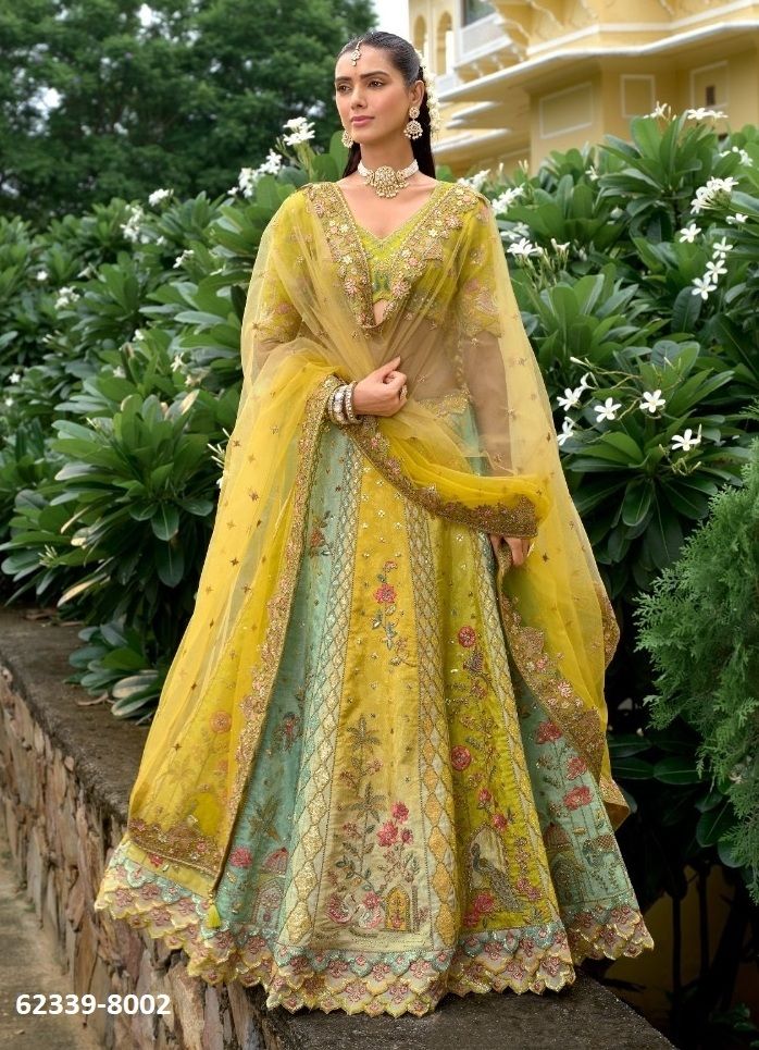 ANAARA 8001 - Catalog # 62339 (Set of 9 Semi-Stitched Lehengas) by Tathastu ANAARA 8001 - Catalog # 62339 (Set of 9 Semi-Stitched Lehengas) by Tathastu