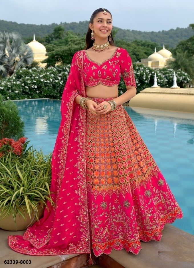 ANAARA 8001 - Catalog # 62339 (Set of 9 Semi-Stitched Lehengas) by Tathastu ANAARA 8001 - Catalog # 62339 (Set of 9 Semi-Stitched Lehengas) by Tathastu