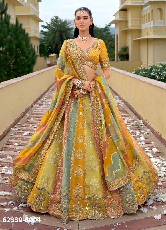 ANAARA 8001 - Catalog # 62339 (Set of 9 Semi-Stitched Lehengas) by Tathastu ANAARA 8001 - Catalog # 62339 (Set of 9 Semi-Stitched Lehengas) by Tathastu
