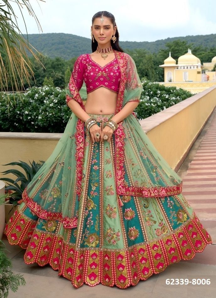 ANAARA 8001 - Catalog # 62339 (Set of 9 Semi-Stitched Lehengas) by Tathastu ANAARA 8001 - Catalog # 62339 (Set of 9 Semi-Stitched Lehengas) by Tathastu