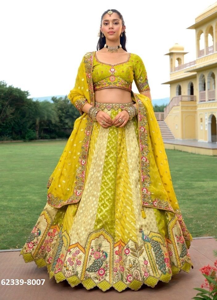 ANAARA 8001 - Catalog # 62339 (Set of 9 Semi-Stitched Lehengas) by Tathastu ANAARA 8001 - Catalog # 62339 (Set of 9 Semi-Stitched Lehengas) by Tathastu