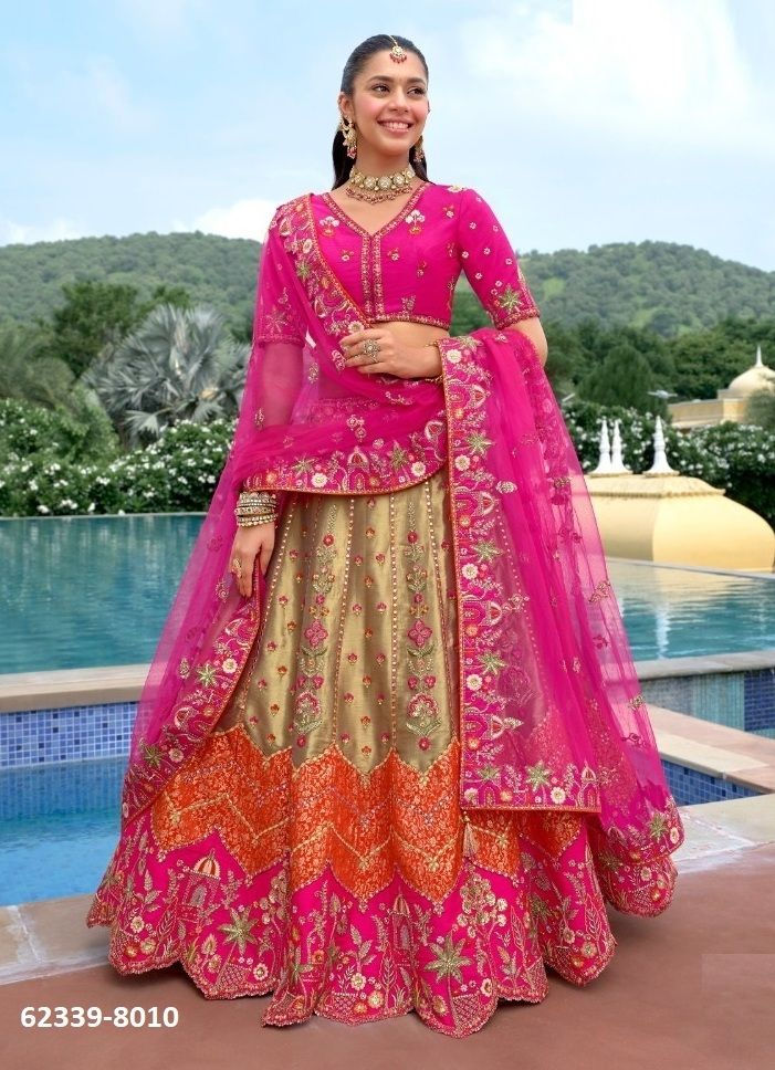 ANAARA 8001 - Catalog # 62339 (Set of 9 Semi-Stitched Lehengas) by Tathastu ANAARA 8001 - Catalog # 62339 (Set of 9 Semi-Stitched Lehengas) by Tathastu