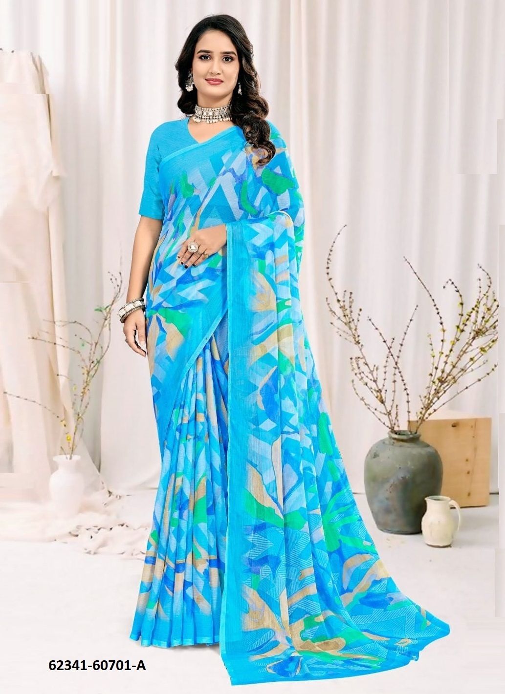 STAR CHIFFON 222 - Catalog # 62341 (Set of 12 Sarees) by Ruchi Sarees STAR CHIFFON 222 - Catalog # 62341 (Set of 12 Sarees) by Ruchi Sarees