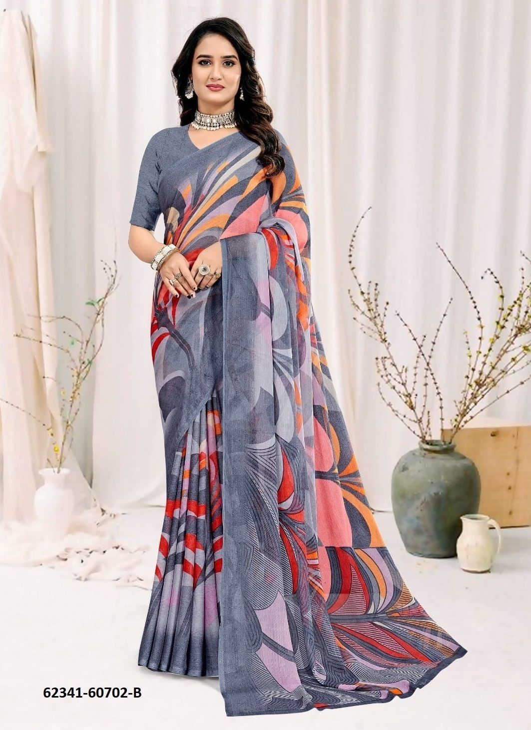STAR CHIFFON 222 - Catalog # 62341 (Set of 12 Sarees) by Ruchi Sarees STAR CHIFFON 222 - Catalog # 62341 (Set of 12 Sarees) by Ruchi Sarees