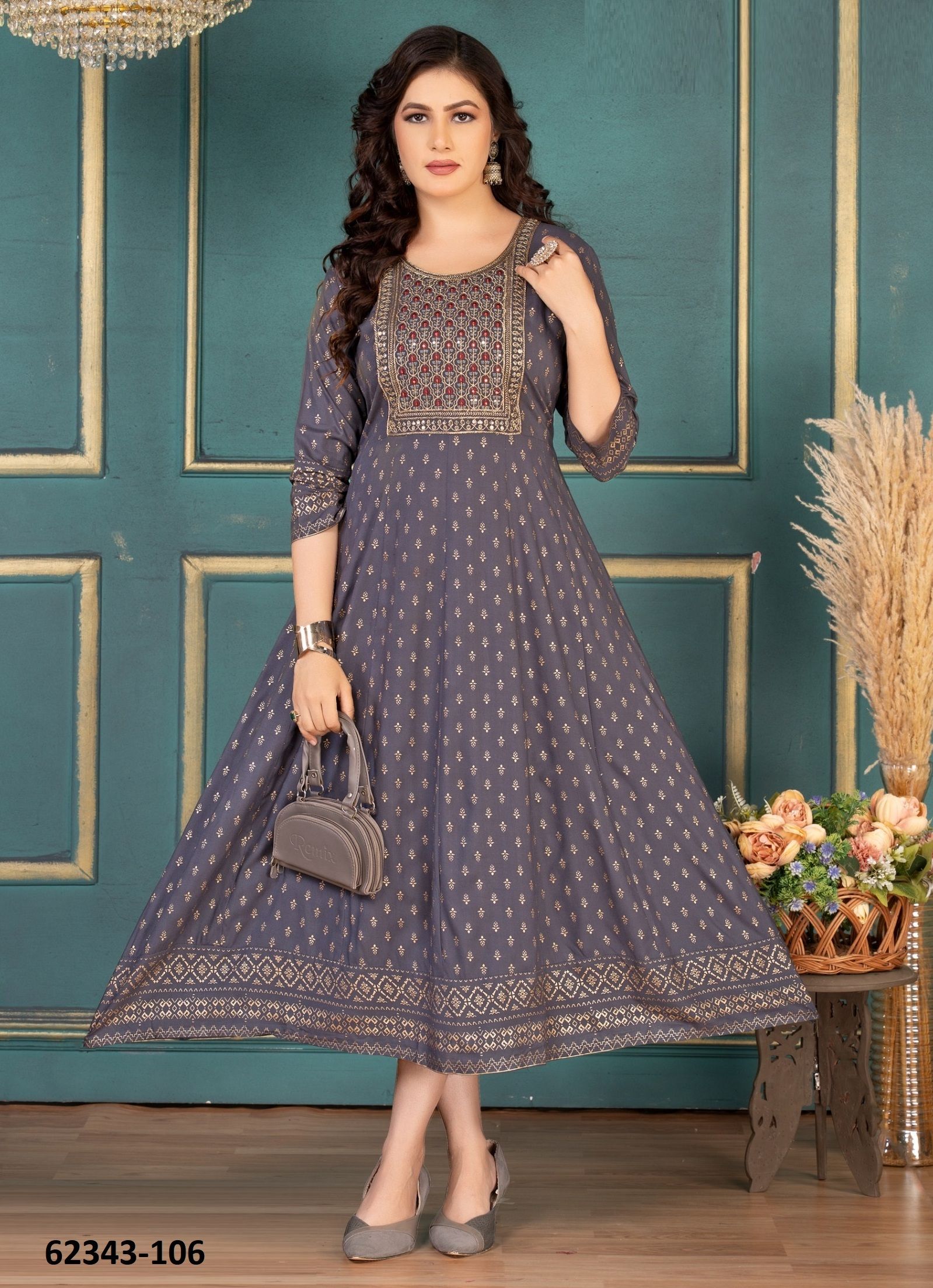SAHAR - Catalog # 62343 (Set of 6 Readymade Women's Kurtis / Tops) by Dee Cee SAHAR - Catalog # 62343 (Set of 6 Readymade Women's Kurtis / Tops) by Dee Cee