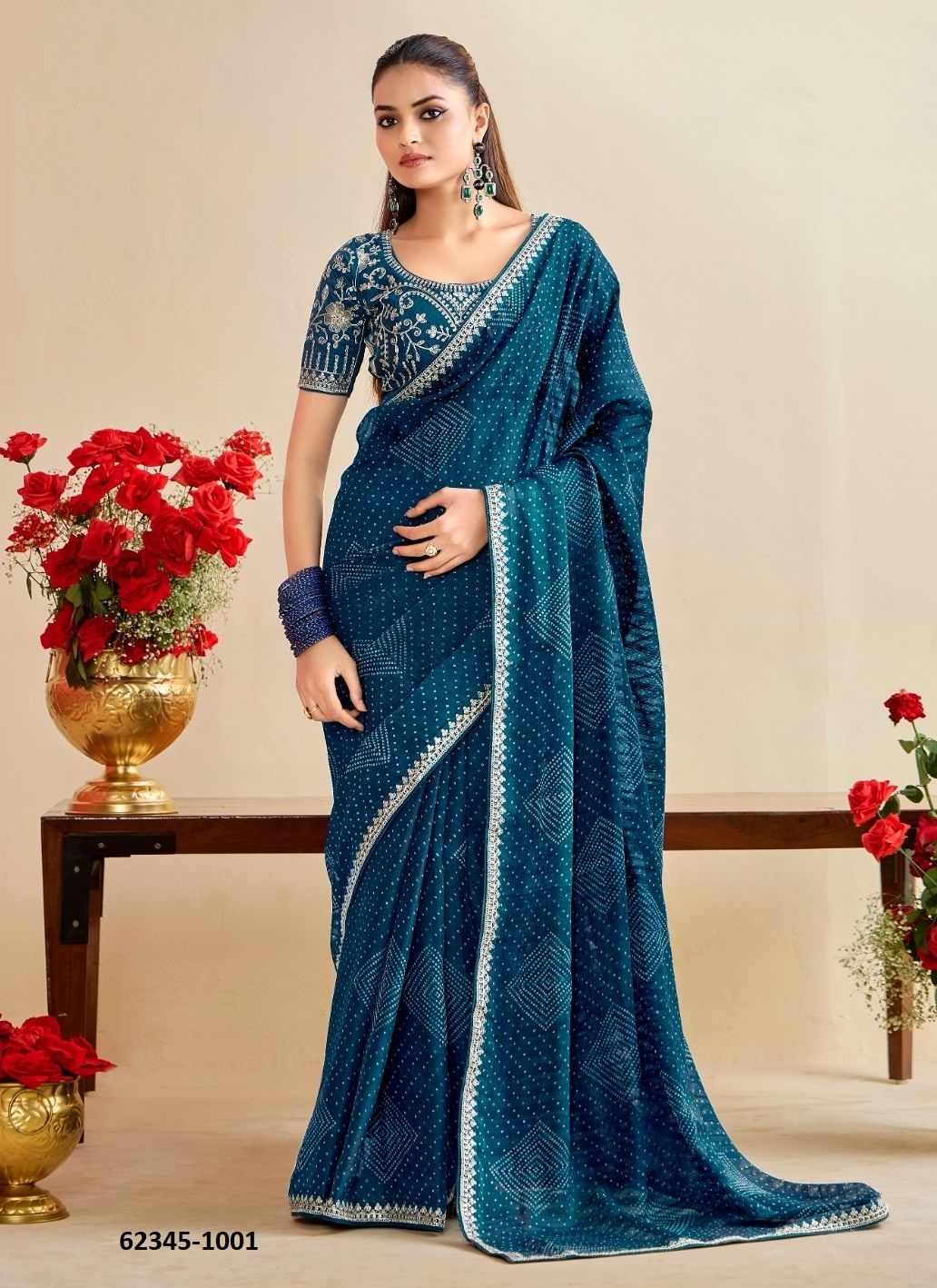BANDHANIYA - Catalog # 62345 (Set of 10 Sarees) by Stavan BANDHANIYA - Catalog # 62345 (Set of 10 Sarees) by Stavan