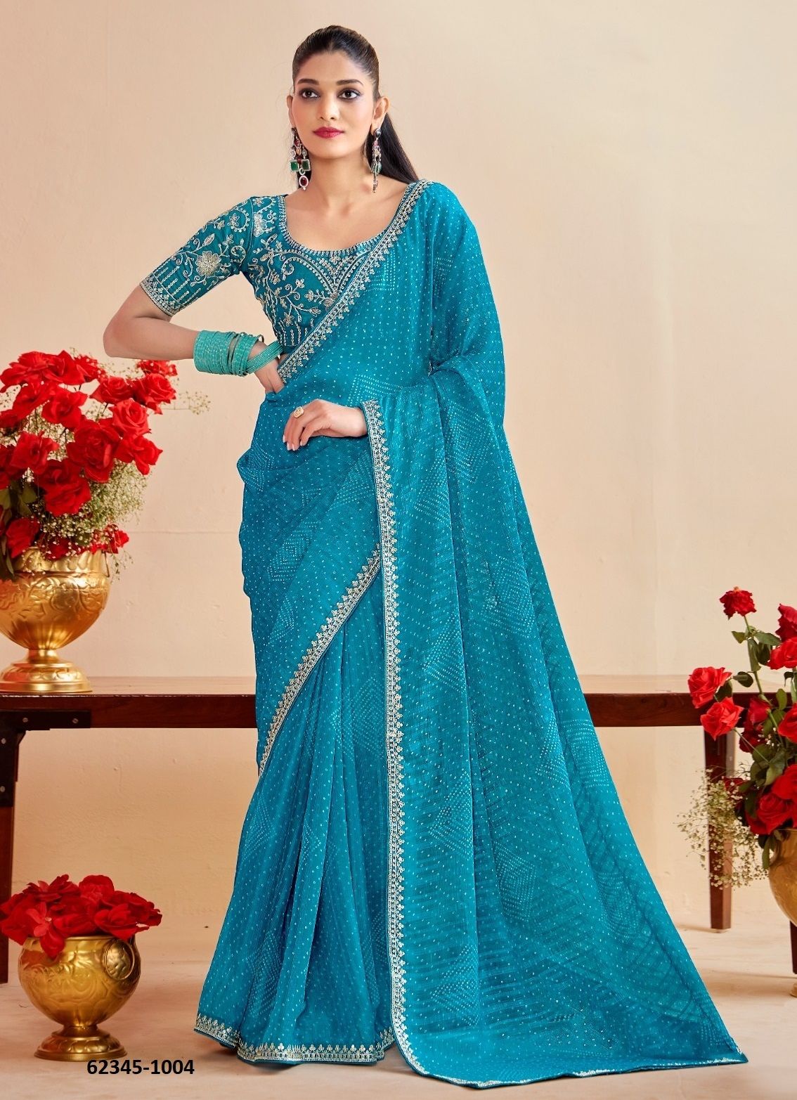 BANDHANIYA - Catalog # 62345 (Set of 10 Sarees) by Stavan BANDHANIYA - Catalog # 62345 (Set of 10 Sarees) by Stavan