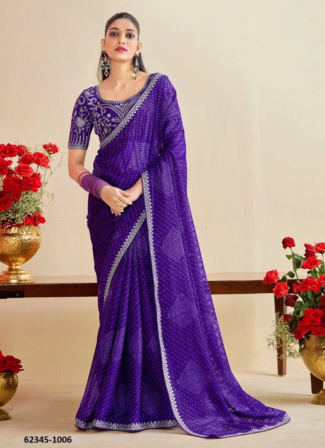 BANDHANIYA - Catalog # 62345 (Set of 10 Sarees) by Stavan BANDHANIYA - Catalog # 62345 (Set of 10 Sarees) by Stavan