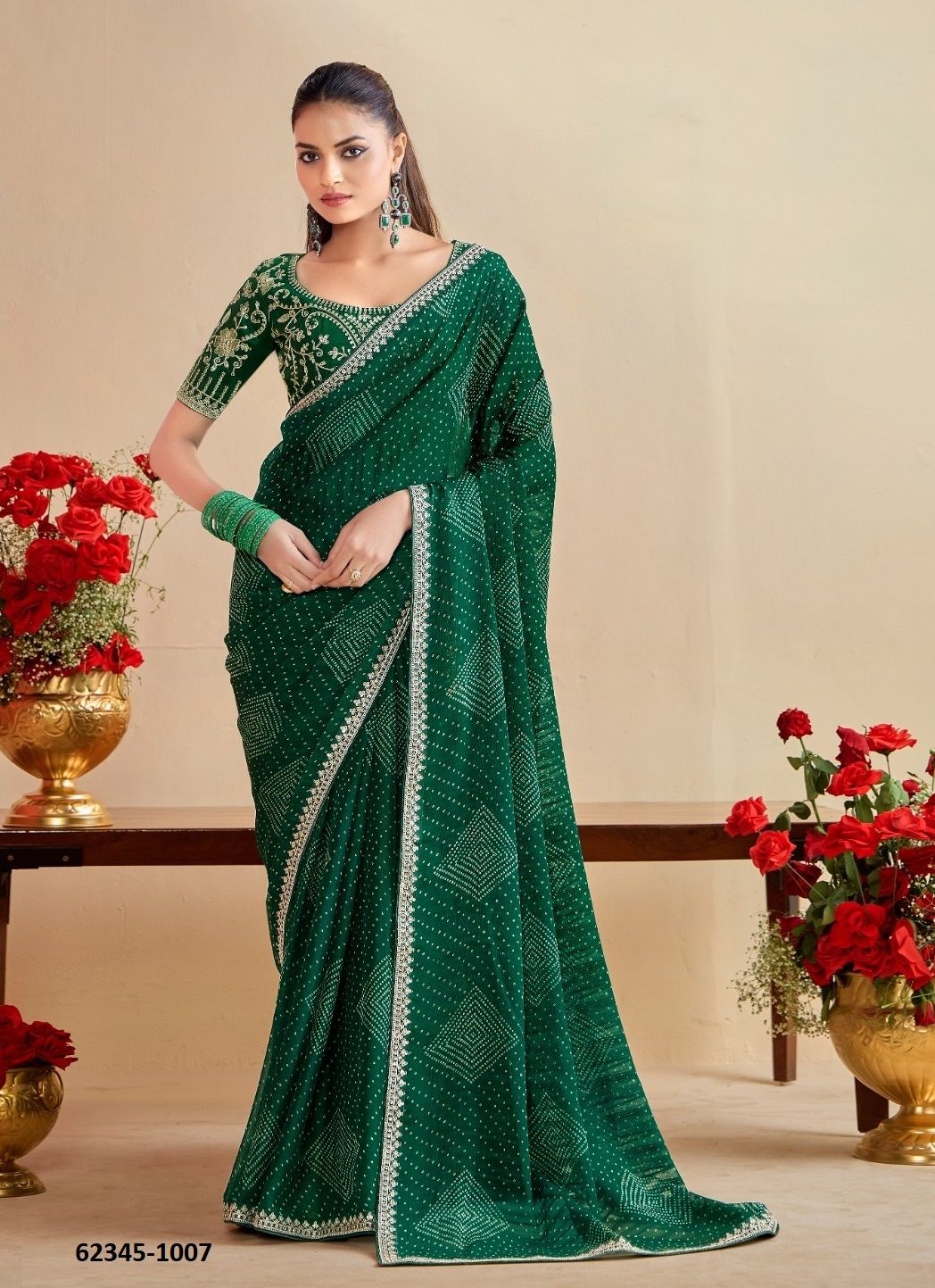 BANDHANIYA - Catalog # 62345 (Set of 10 Sarees) by Stavan BANDHANIYA - Catalog # 62345 (Set of 10 Sarees) by Stavan