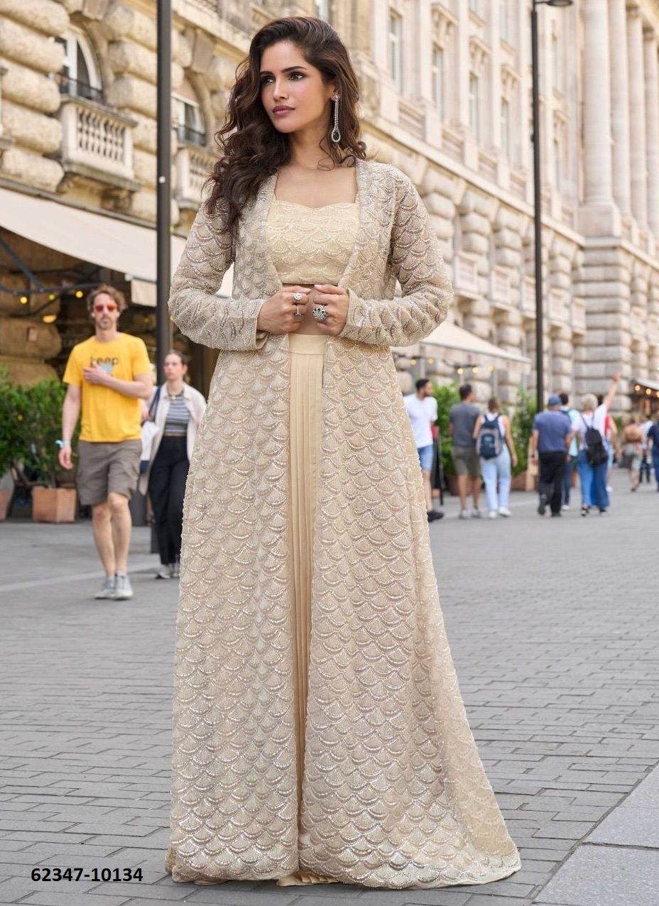 HASEENA - Catalog # 62347 (Set of 3 Indo-Western Outfits) by Sayuri Designer