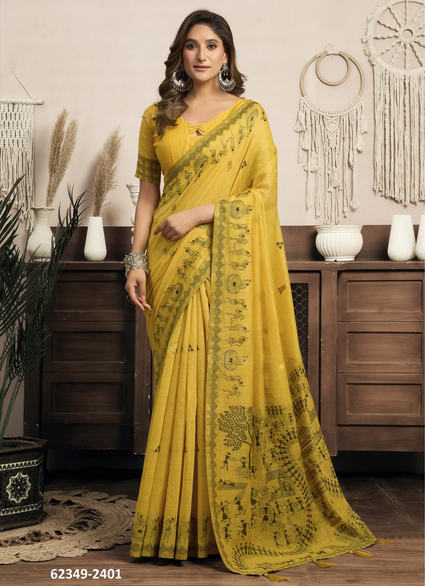 SOWMYA - Catalog # 62349 (Set of 6 Sarees) by Gobuni SOWMYA - Catalog # 62349 (Set of 6 Sarees) by Gobuni