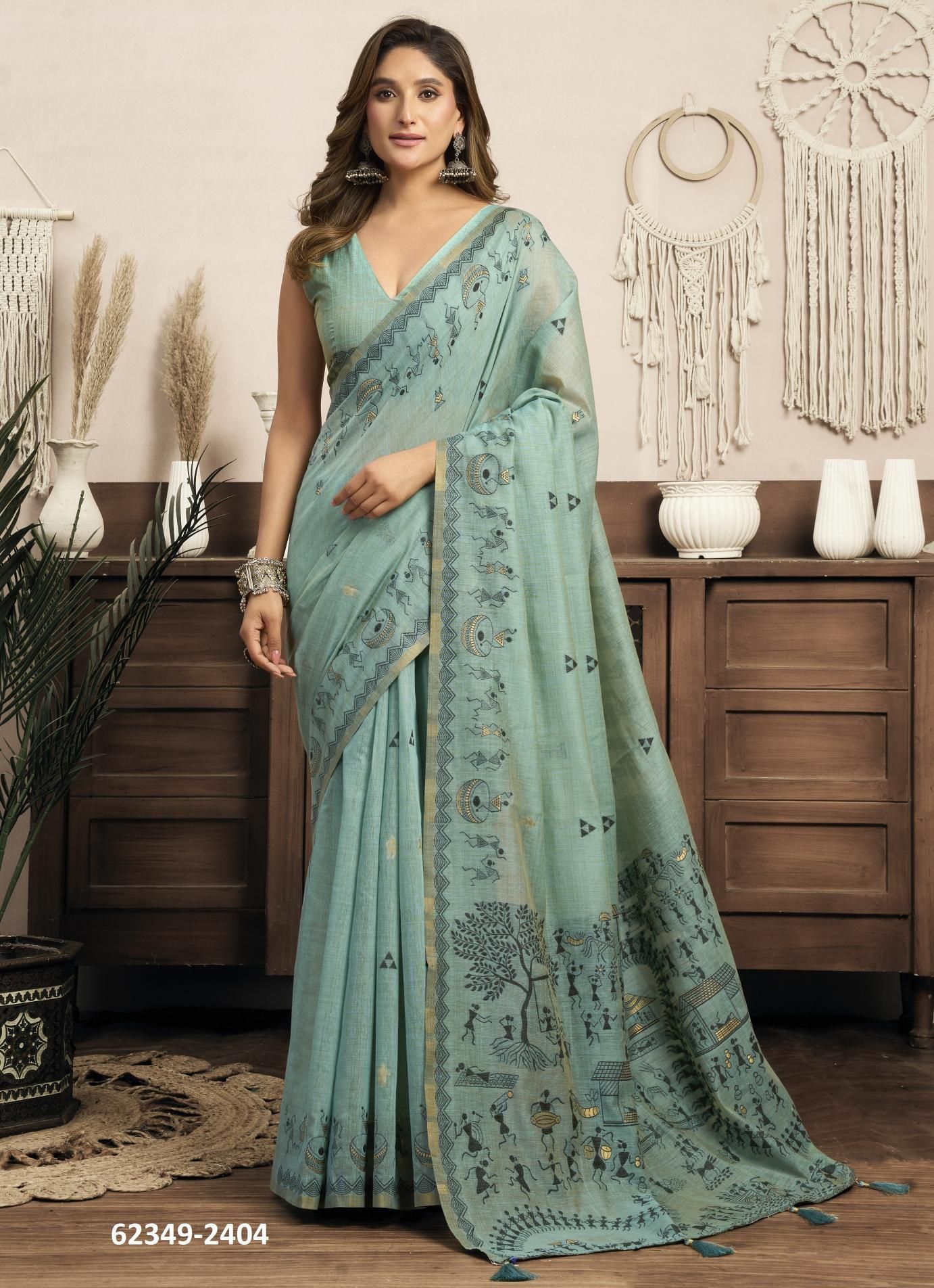 SOWMYA - Catalog # 62349 (Set of 6 Sarees) by Gobuni SOWMYA - Catalog # 62349 (Set of 6 Sarees) by Gobuni