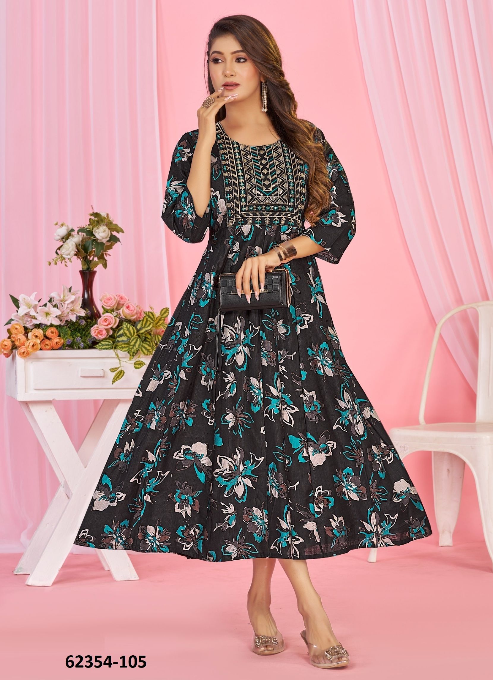 ANGEL 6 - Catalog # 62354 (Set of 6 Readymade Women's Kurtis / Tops) by Dee Cee ANGEL 6 - Catalog # 62354 (Set of 6 Readymade Women's Kurtis / Tops) by Dee Cee