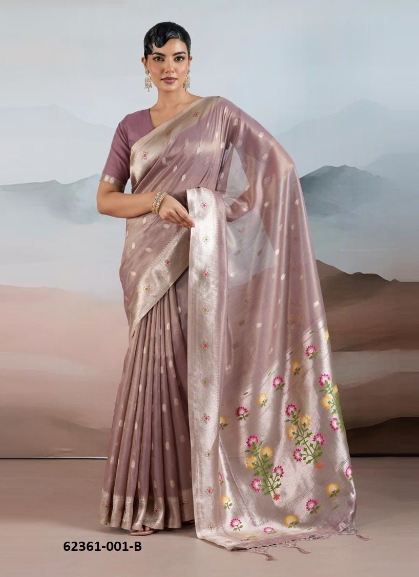 PURE PAITHANI 1 - Catalog # 62361 (Set of 6 Sarees) by Rajtex Fabrics PURE PAITHANI 1 - Catalog # 62361 (Set of 6 Sarees) by Rajtex Fabrics