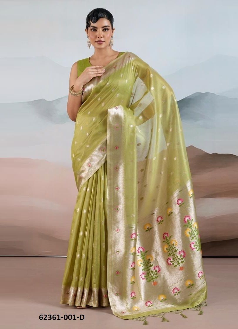 PURE PAITHANI 1 - Catalog # 62361 (Set of 6 Sarees) by Rajtex Fabrics PURE PAITHANI 1 - Catalog # 62361 (Set of 6 Sarees) by Rajtex Fabrics