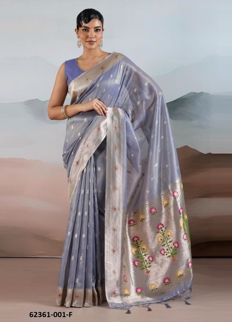 PURE PAITHANI 1 - Catalog # 62361 (Set of 6 Sarees) by Rajtex Fabrics PURE PAITHANI 1 - Catalog # 62361 (Set of 6 Sarees) by Rajtex Fabrics