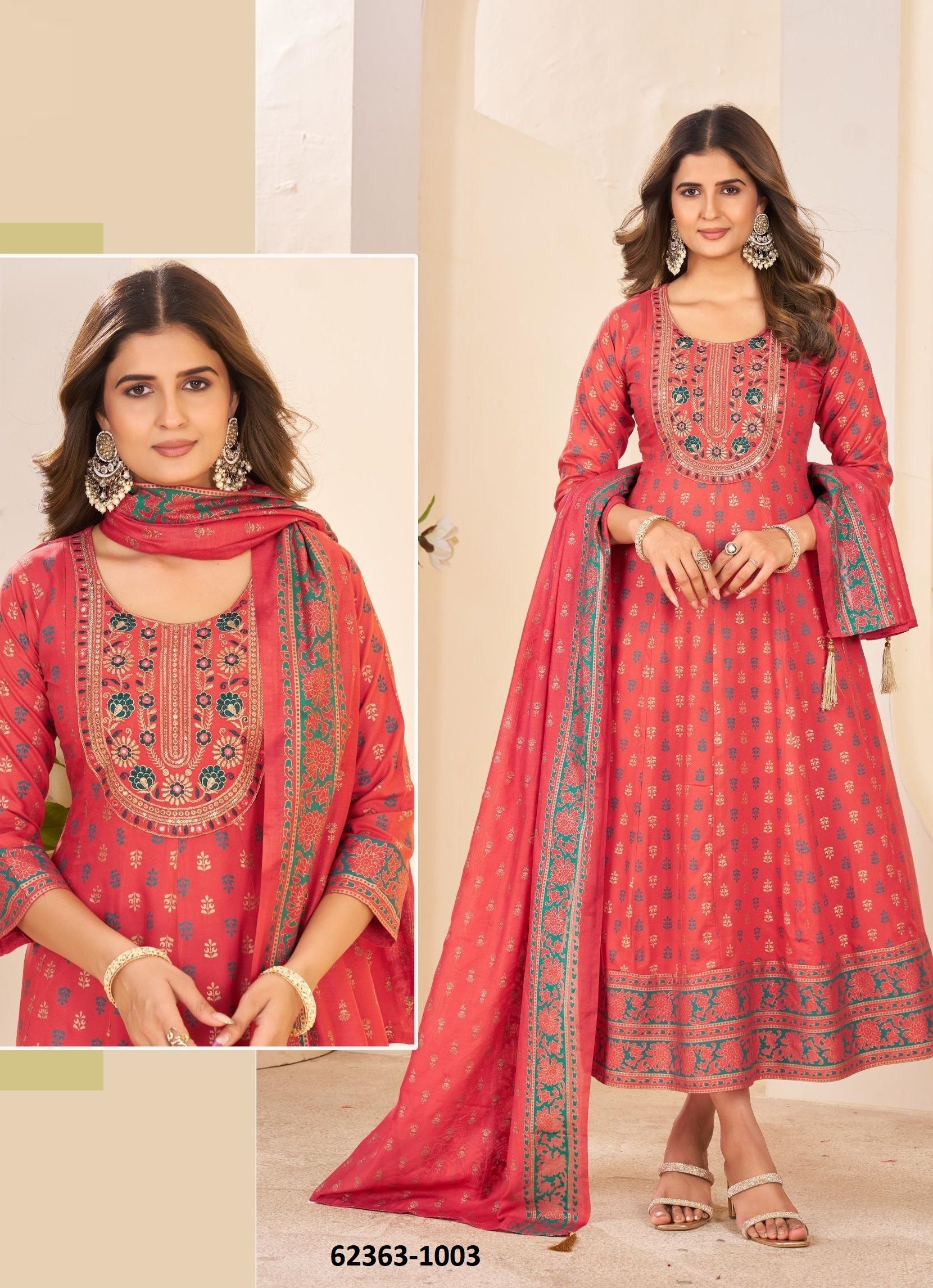 NITHYA - Catalog # 62363 (Set of 6 Readymade Women's Kurtis / Tops) by Blue Hills NITHYA - Catalog # 62363 (Set of 6 Readymade Women's Kurtis / Tops) by Blue Hills