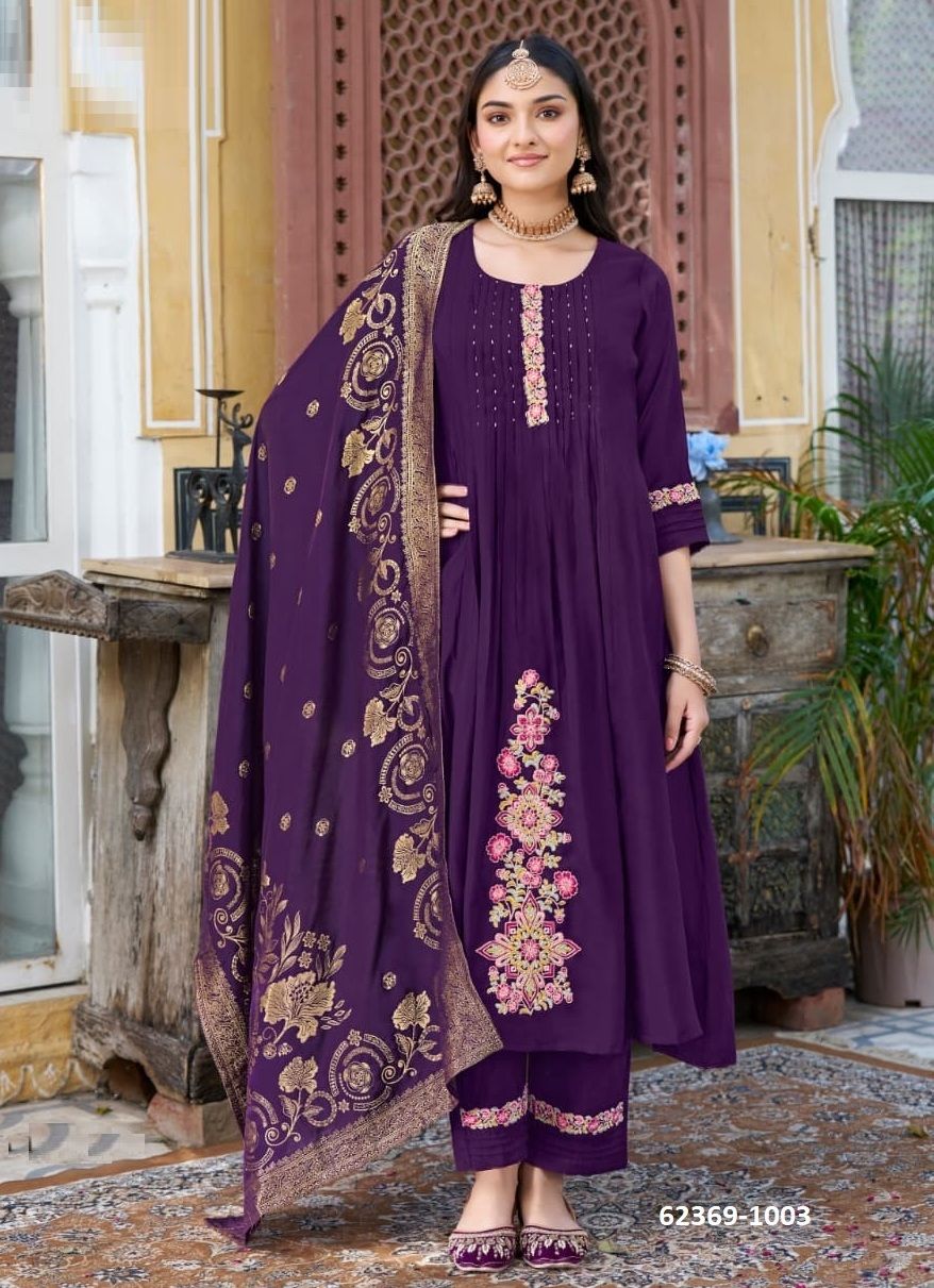GITANJALI - Catalog # 62369 (Set of 4 Readymade Salwar Suits) by Karissa