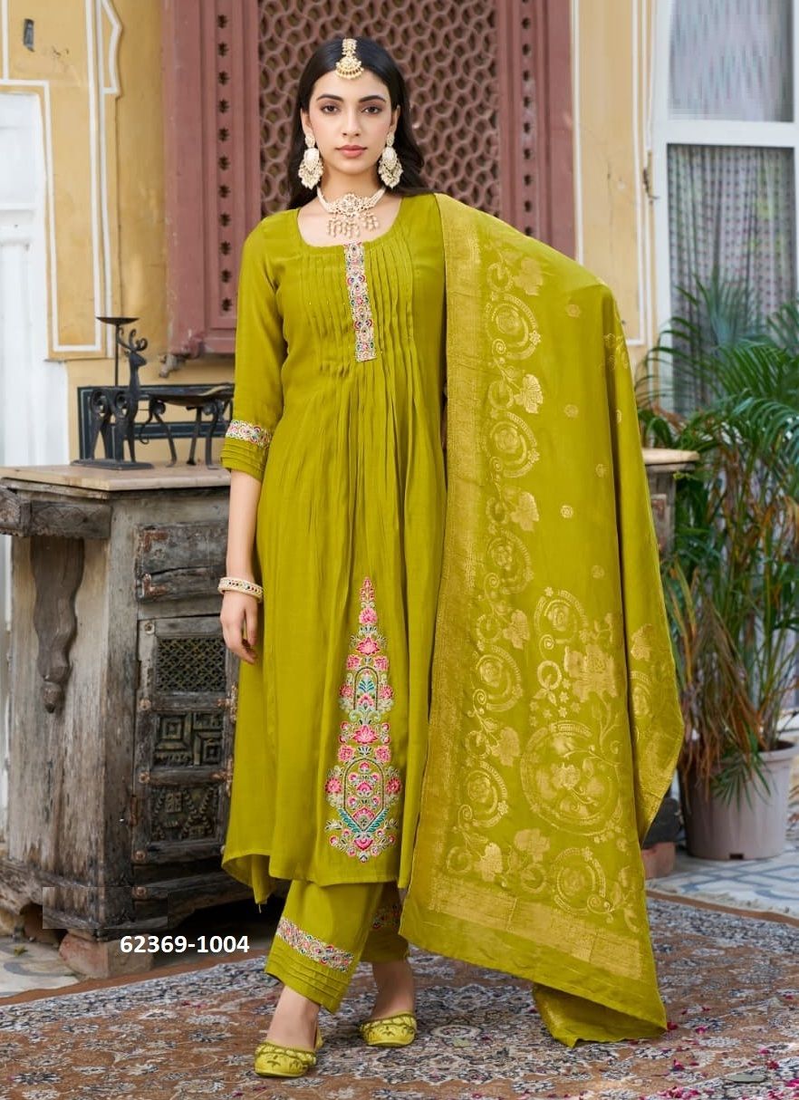 GITANJALI - Catalog # 62369 (Set of 4 Readymade Salwar Suits) by Karissa