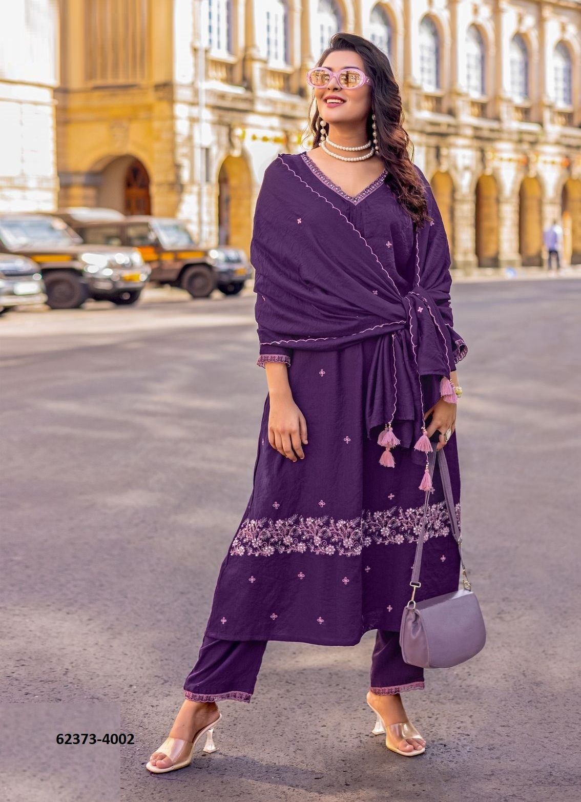 KESARIYA - Catalog # 62373 (Set of 4 Readymade Salwar Suits) by Kadlee Fashion KESARIYA - Catalog # 62373 (Set of 4 Readymade Salwar Suits) by Kadlee Fashion