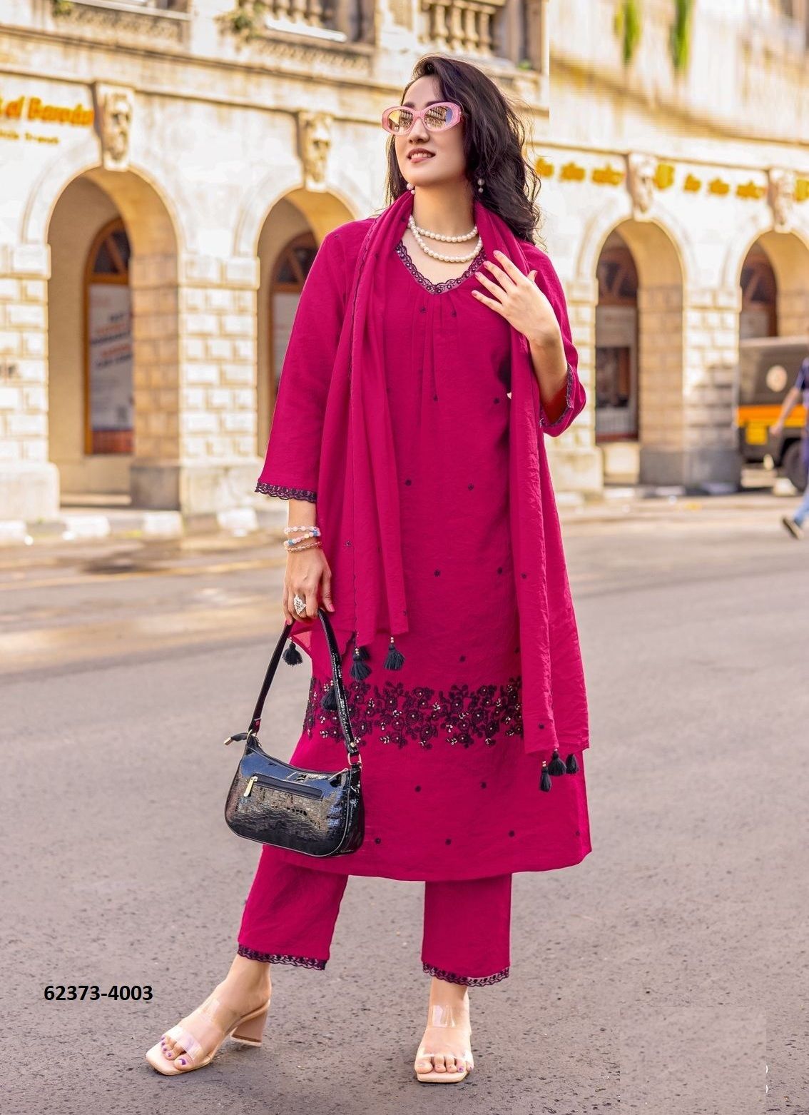 KESARIYA - Catalog # 62373 (Set of 4 Readymade Salwar Suits) by Kadlee Fashion KESARIYA - Catalog # 62373 (Set of 4 Readymade Salwar Suits) by Kadlee Fashion