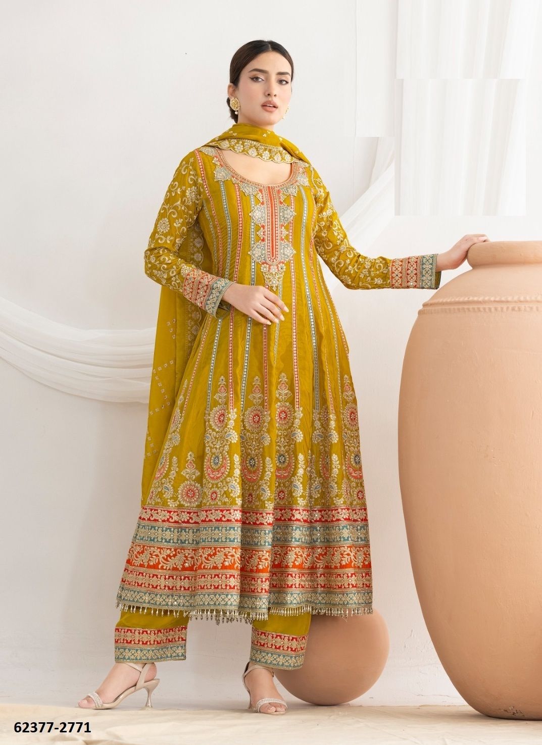 MASTANI - Catalog # 62377 (Set of 3 Readymade Salwar Suits) by Gulzar Couture MASTANI - Catalog # 62377 (Set of 3 Readymade Salwar Suits) by Gulzar Couture