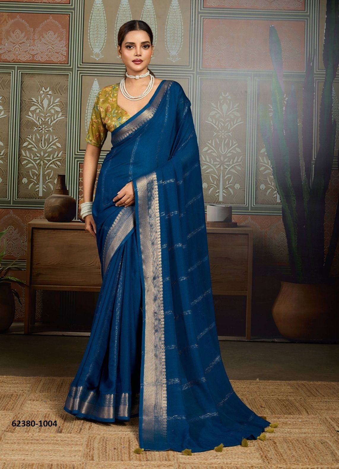 ARNIKA - Catalog # 62380 (Set of 10 Sarees) by Desi Muse ARNIKA - Catalog # 62380 (Set of 10 Sarees) by Desi Muse