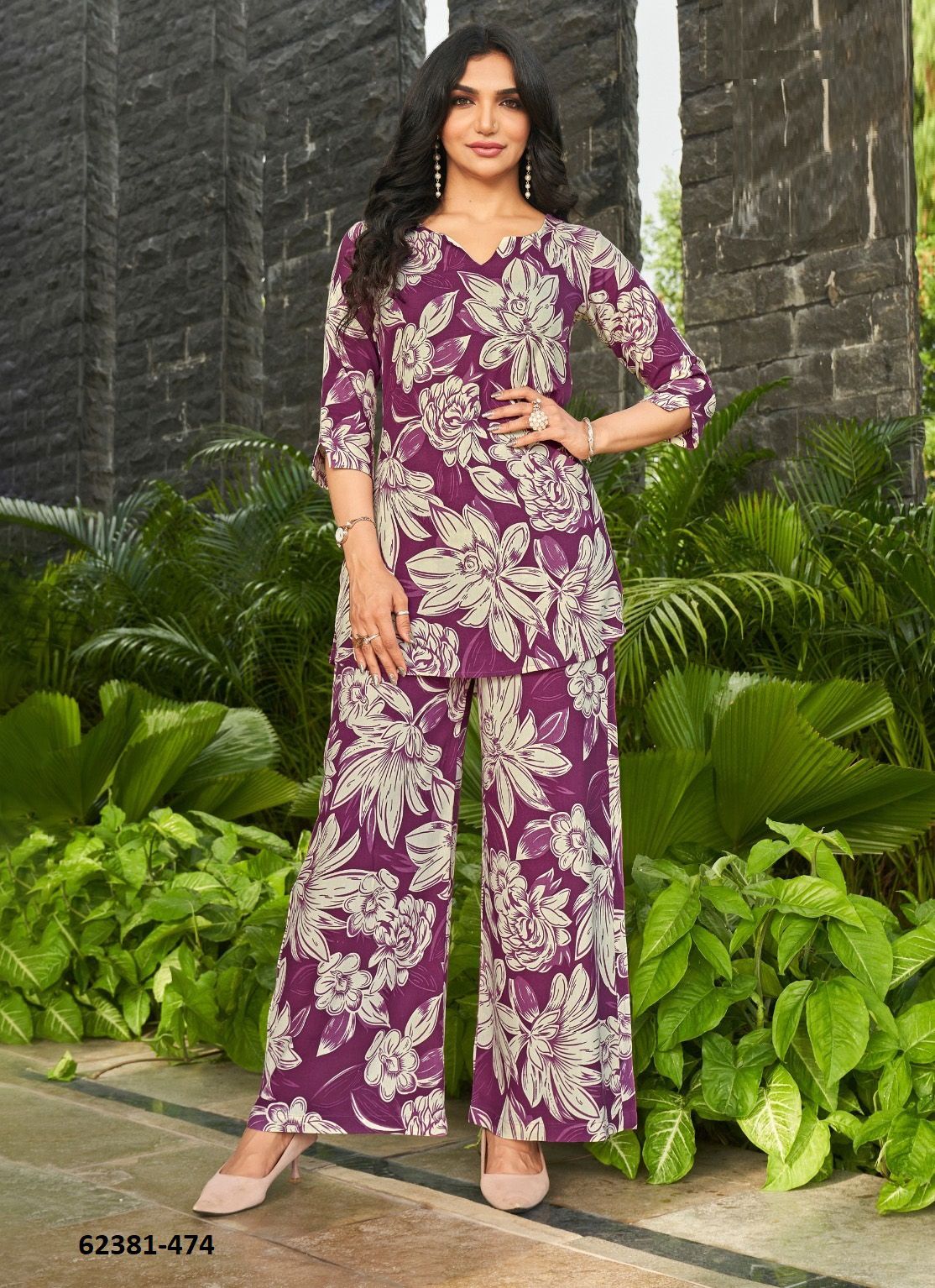 RAMAA - Catalog # 62381 (Set of 4 Tops With Bottoms) by Chansi Trendz
