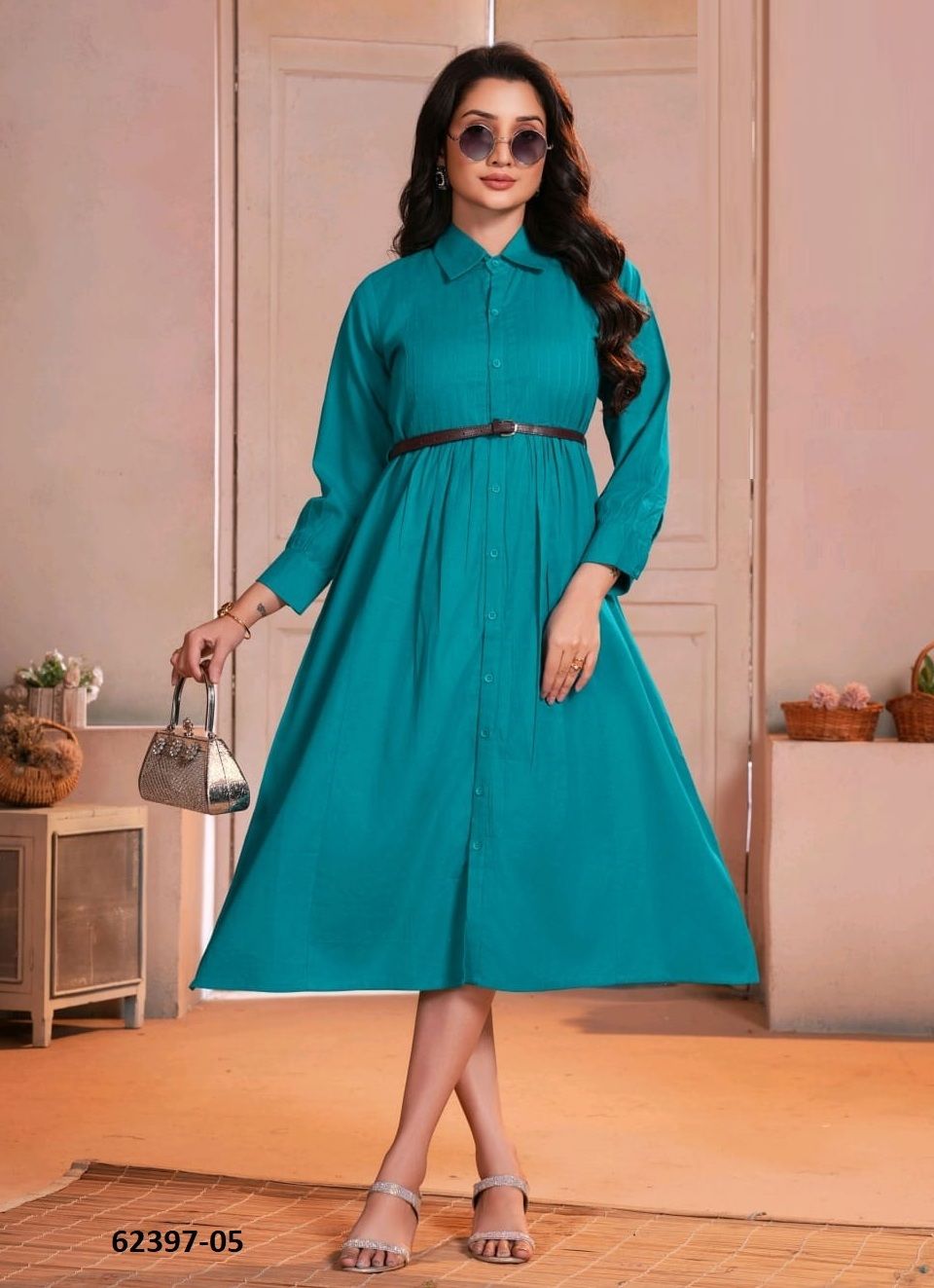 HANSHIKA - Catalog # 62397 (Set of 6 Readymade Women's Kurtis / Tops) by Kaya Ahmedabad HANSHIKA - Catalog # 62397 (Set of 6 Readymade Women's Kurtis / Tops) by Kaya Ahmedabad