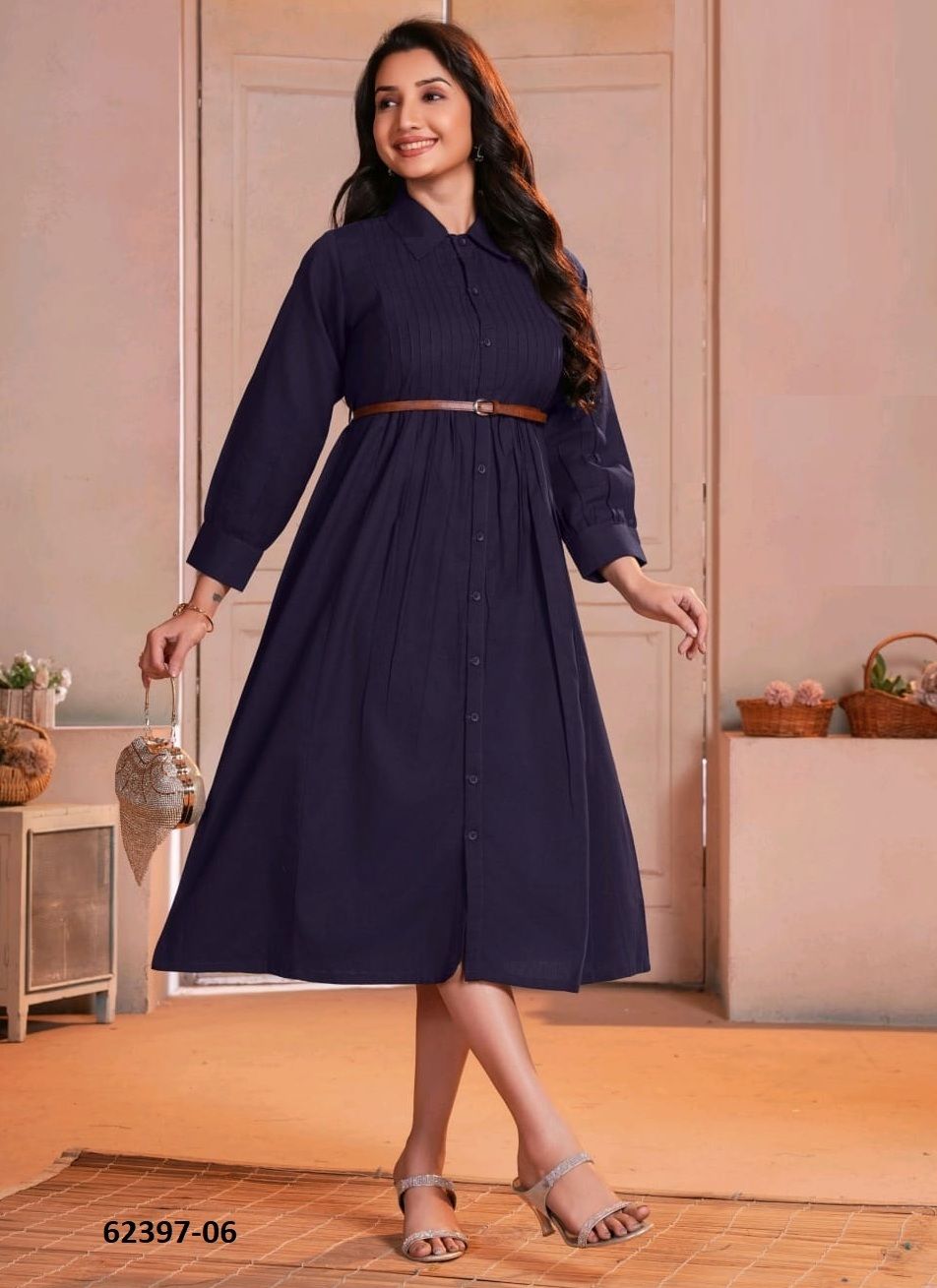 HANSHIKA - Catalog # 62397 (Set of 6 Readymade Women's Kurtis / Tops) by Kaya Ahmedabad HANSHIKA - Catalog # 62397 (Set of 6 Readymade Women's Kurtis / Tops) by Kaya Ahmedabad