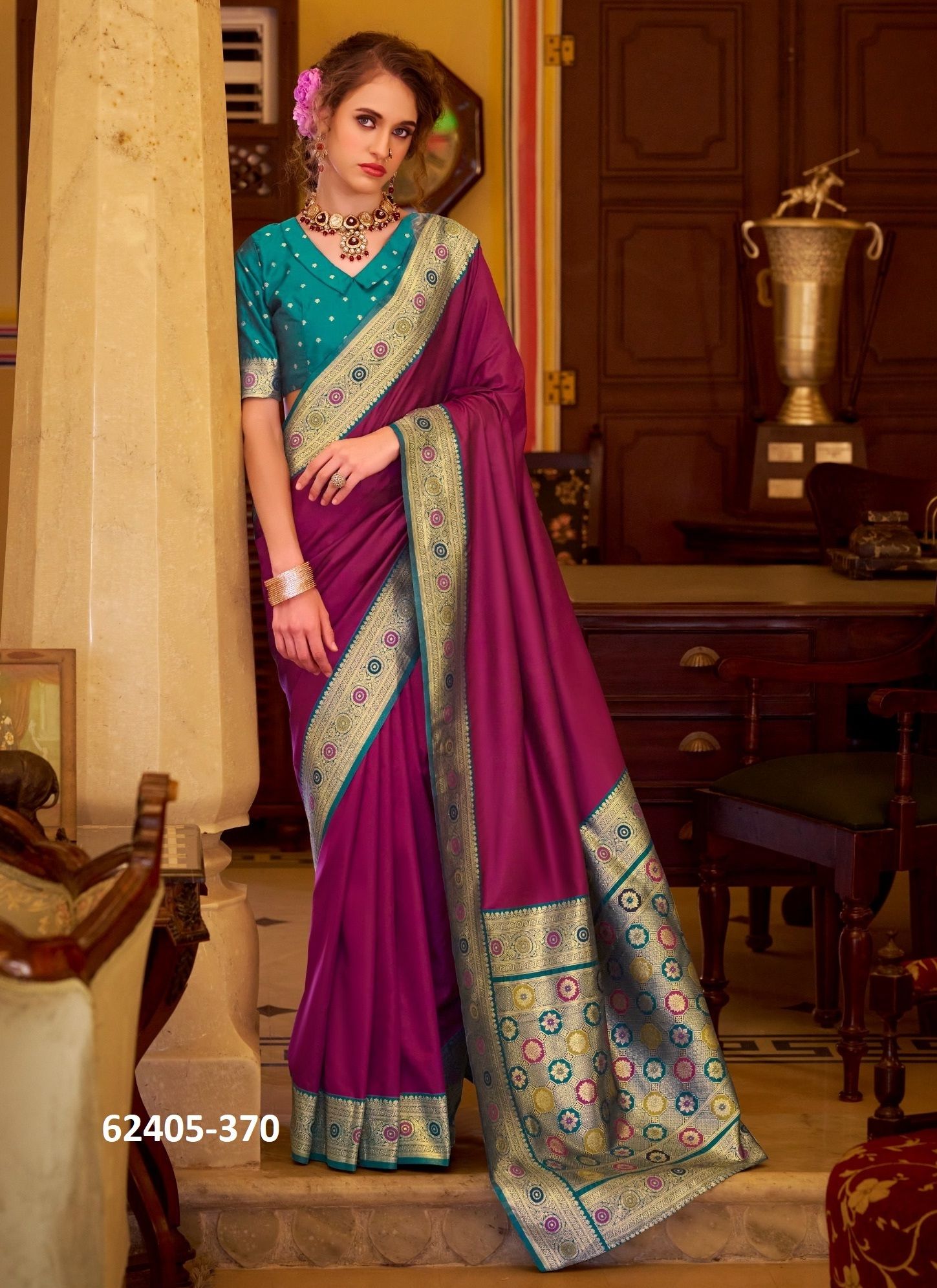 CHHAYA SILK - Catalog # 62405 (Set of 8 Sarees) by Desi Muse CHHAYA SILK - Catalog # 62405 (Set of 8 Sarees) by Desi Muse