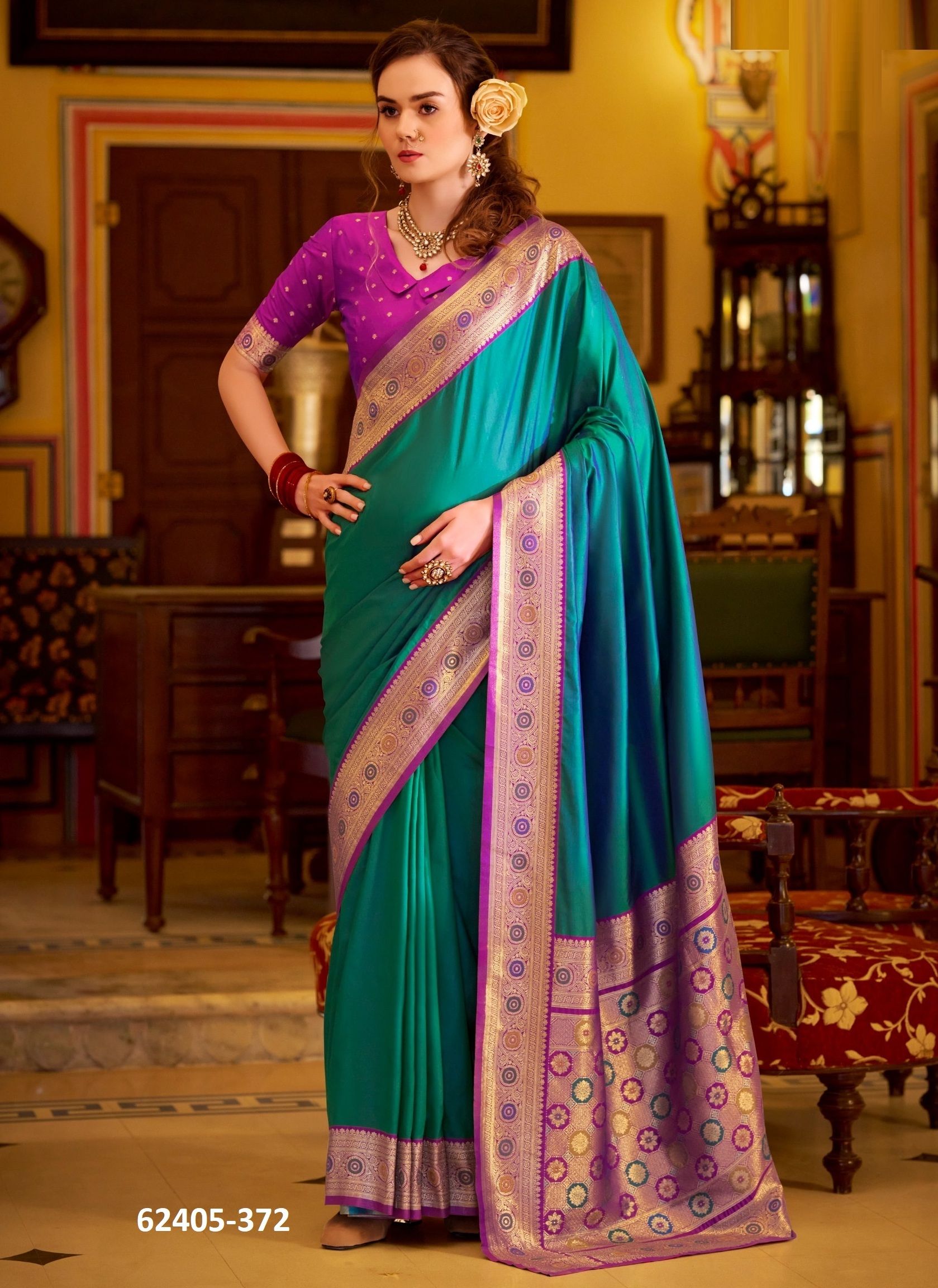 CHHAYA SILK - Catalog # 62405 (Set of 8 Sarees) by Desi Muse CHHAYA SILK - Catalog # 62405 (Set of 8 Sarees) by Desi Muse