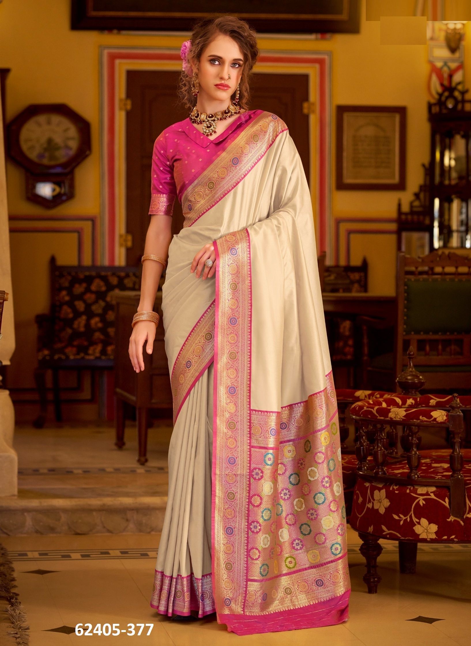 CHHAYA SILK - Catalog # 62405 (Set of 8 Sarees) by Desi Muse CHHAYA SILK - Catalog # 62405 (Set of 8 Sarees) by Desi Muse