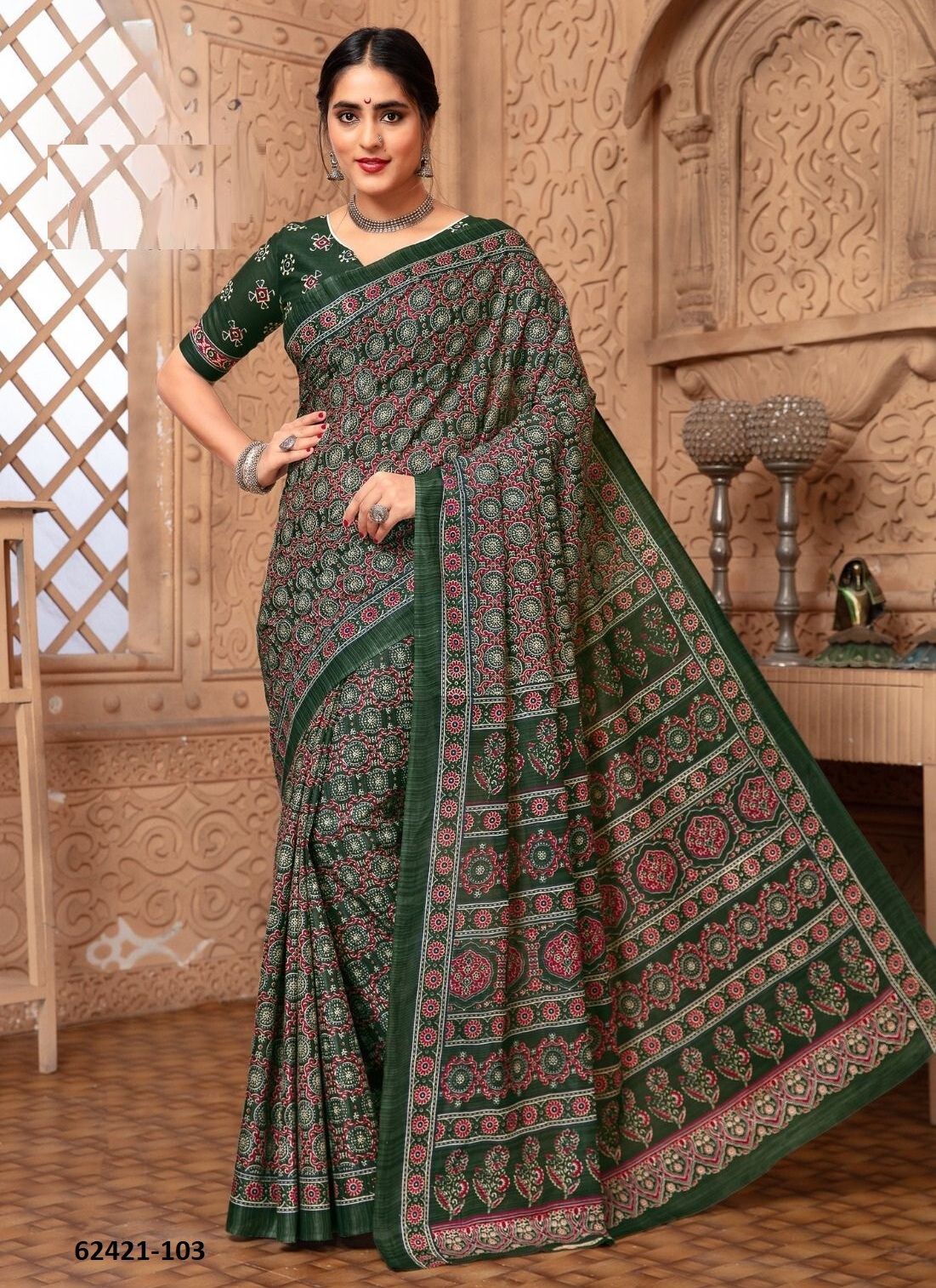 KUM KUM - Catalog # 62421 (Set of 11 Sarees) by Aabharan KUM KUM - Catalog # 62421 (Set of 11 Sarees) by Aabharan