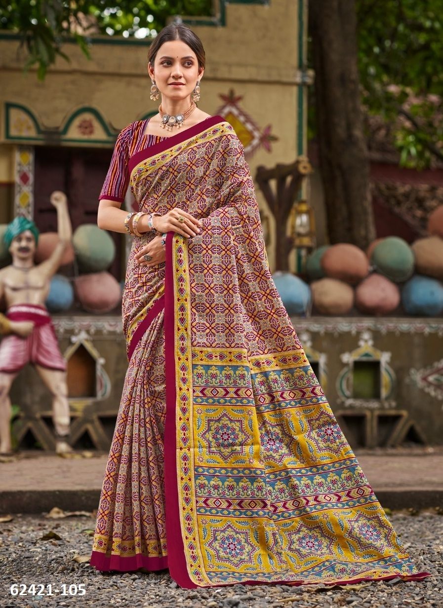 KUM KUM - Catalog # 62421 (Set of 11 Sarees) by Aabharan KUM KUM - Catalog # 62421 (Set of 11 Sarees) by Aabharan