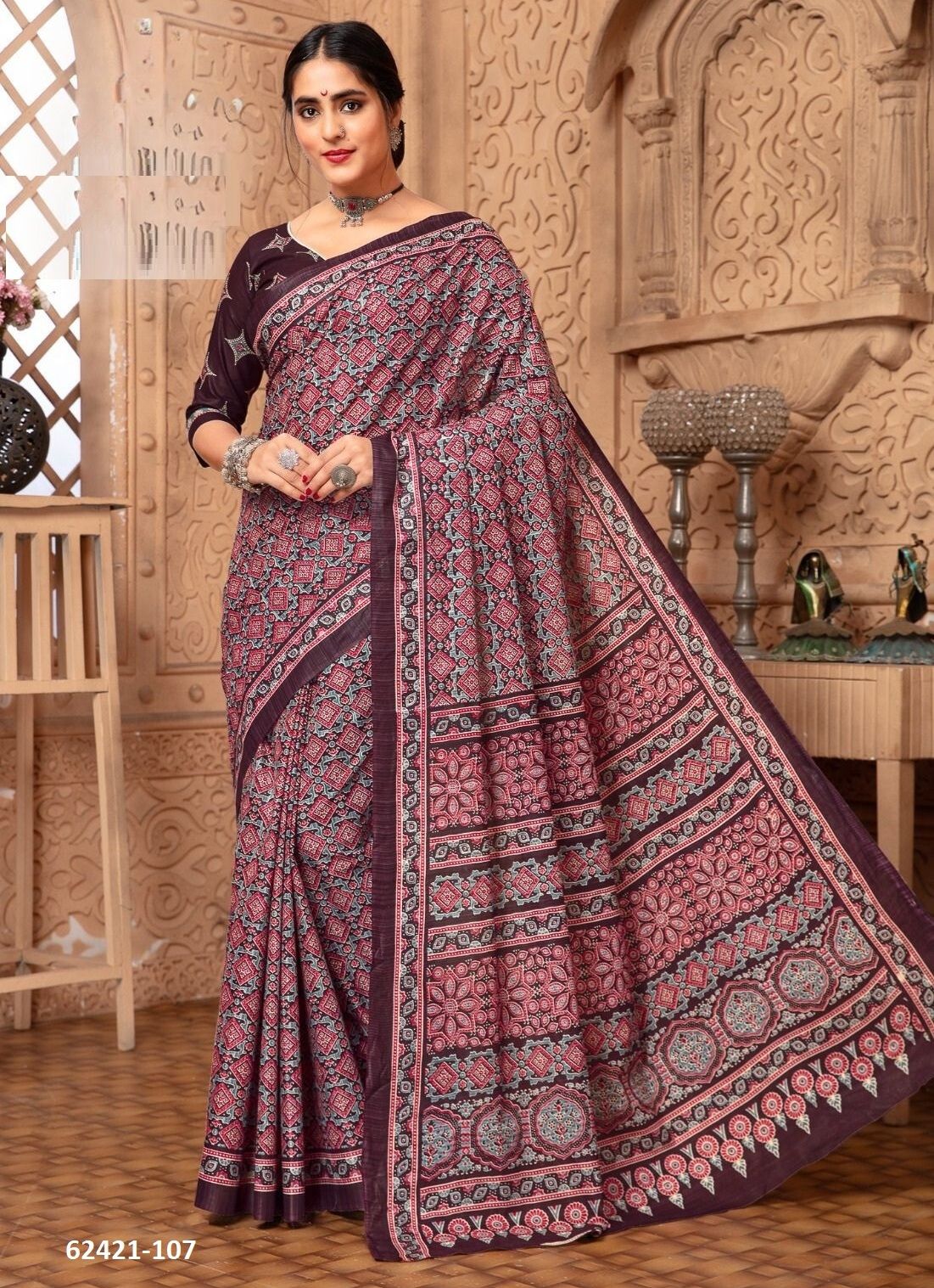 KUM KUM - Catalog # 62421 (Set of 11 Sarees) by Aabharan KUM KUM - Catalog # 62421 (Set of 11 Sarees) by Aabharan