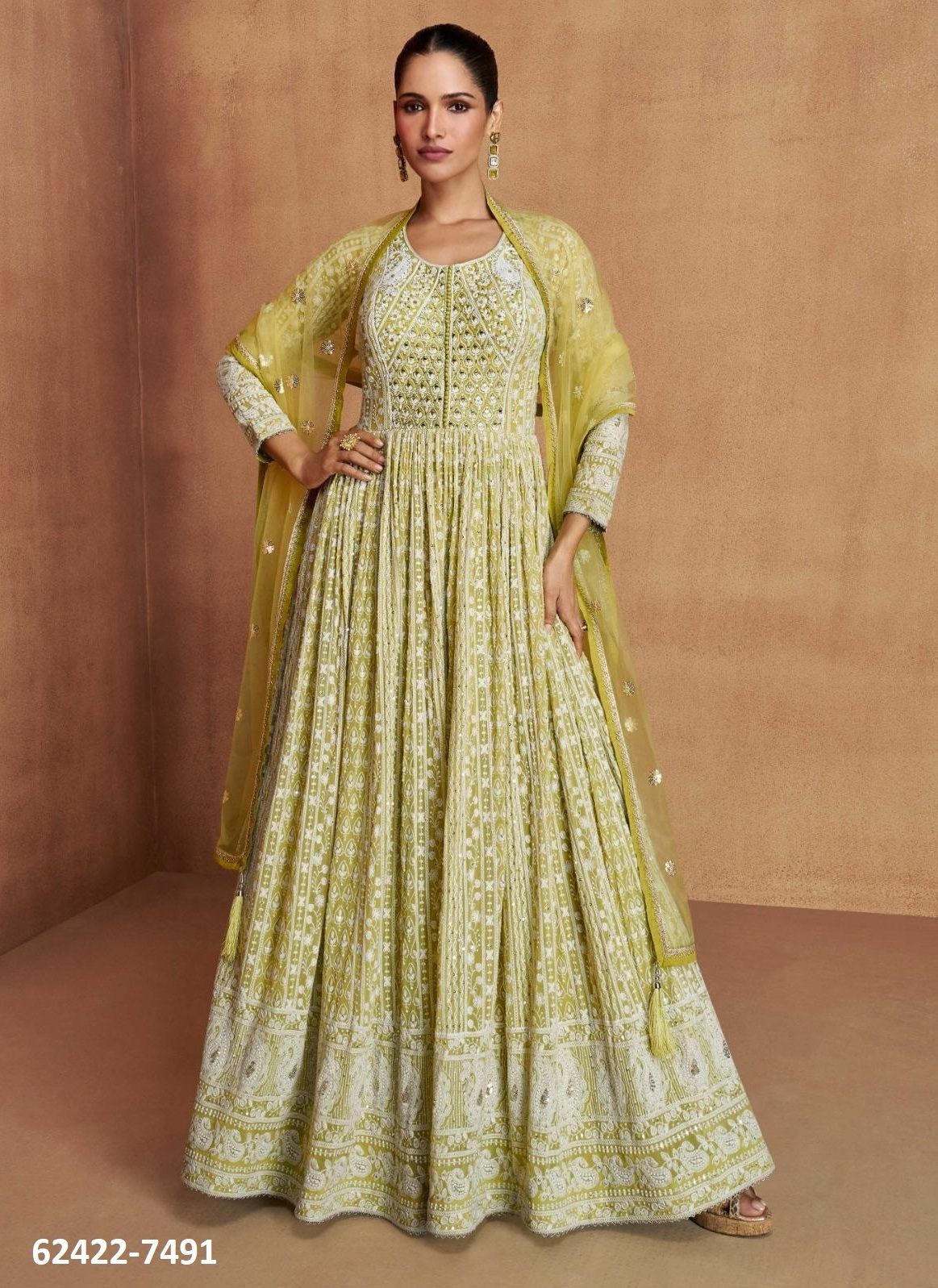 ROYAL - Catalog # 62422 (Set of 2 Readymade Gowns) by Gulkayra Designer ROYAL - Catalog # 62422 (Set of 2 Readymade Gowns) by Gulkayra Designer