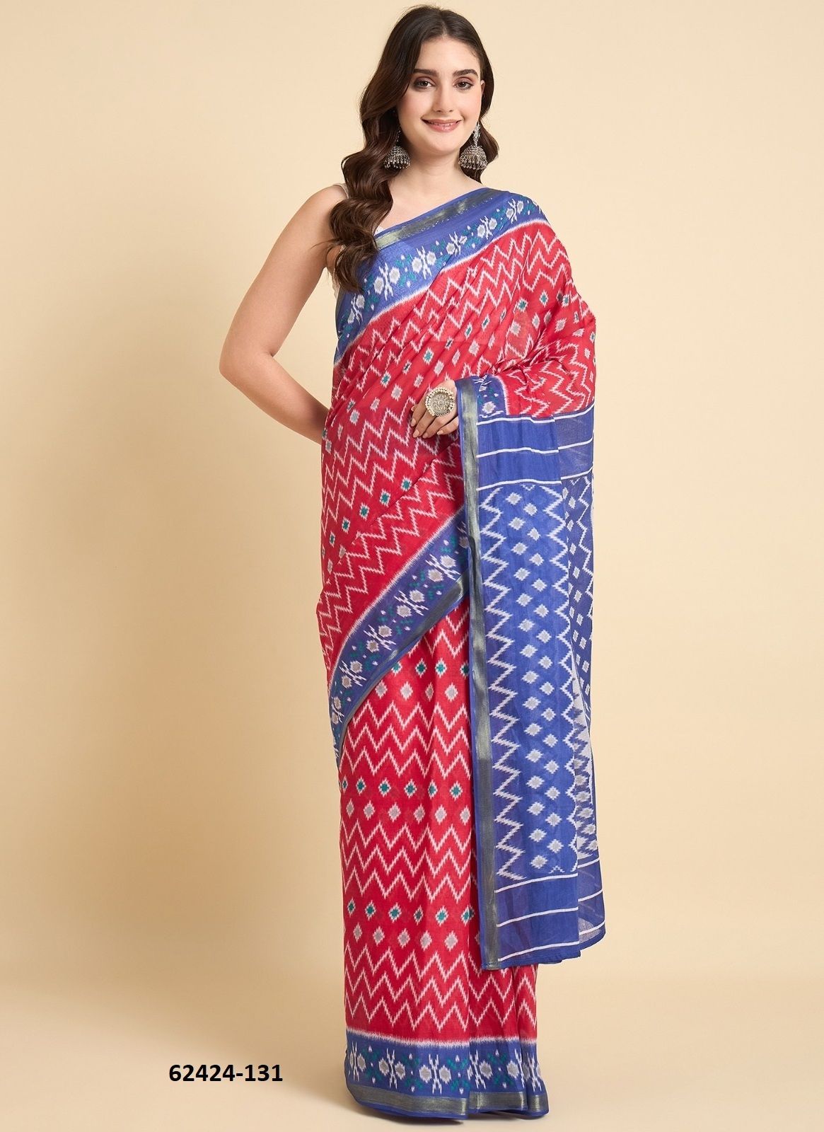 ZARI BORDER - Catalog # 62424 (Set of 24 Sarees) by Jagraasa