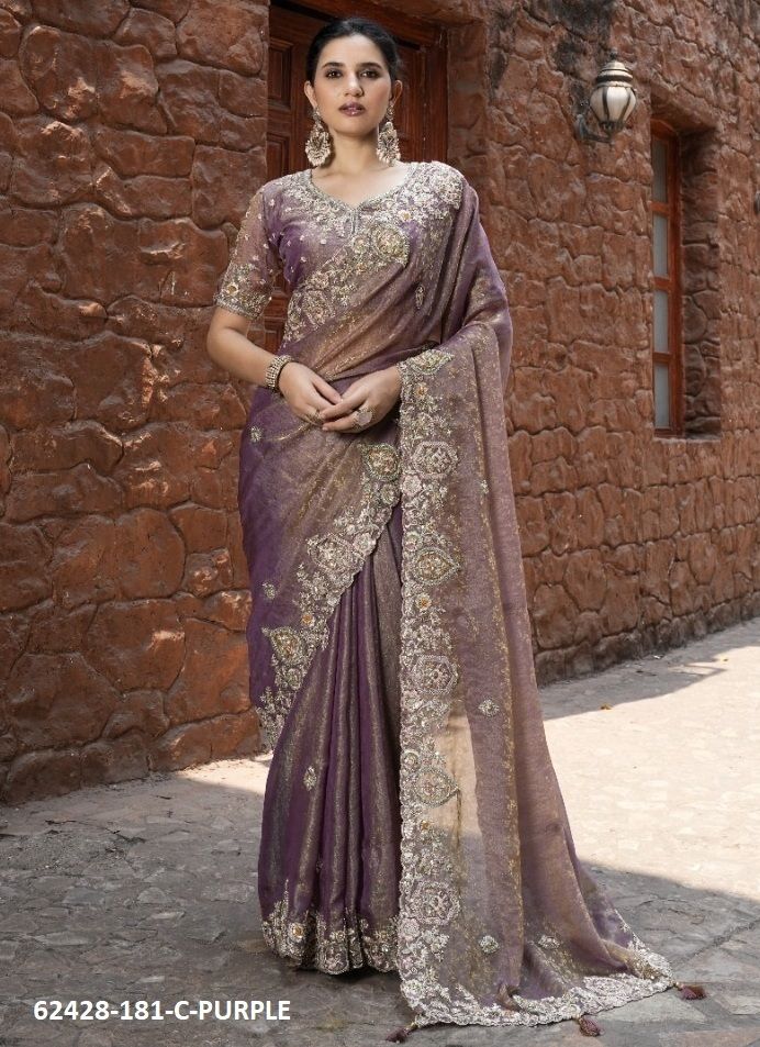 ANAARA 176-181 - Catalog # 62428 (Set of 11 Sarees) by Tathastu ANAARA 176-181 - Catalog # 62428 (Set of 11 Sarees) by Tathastu